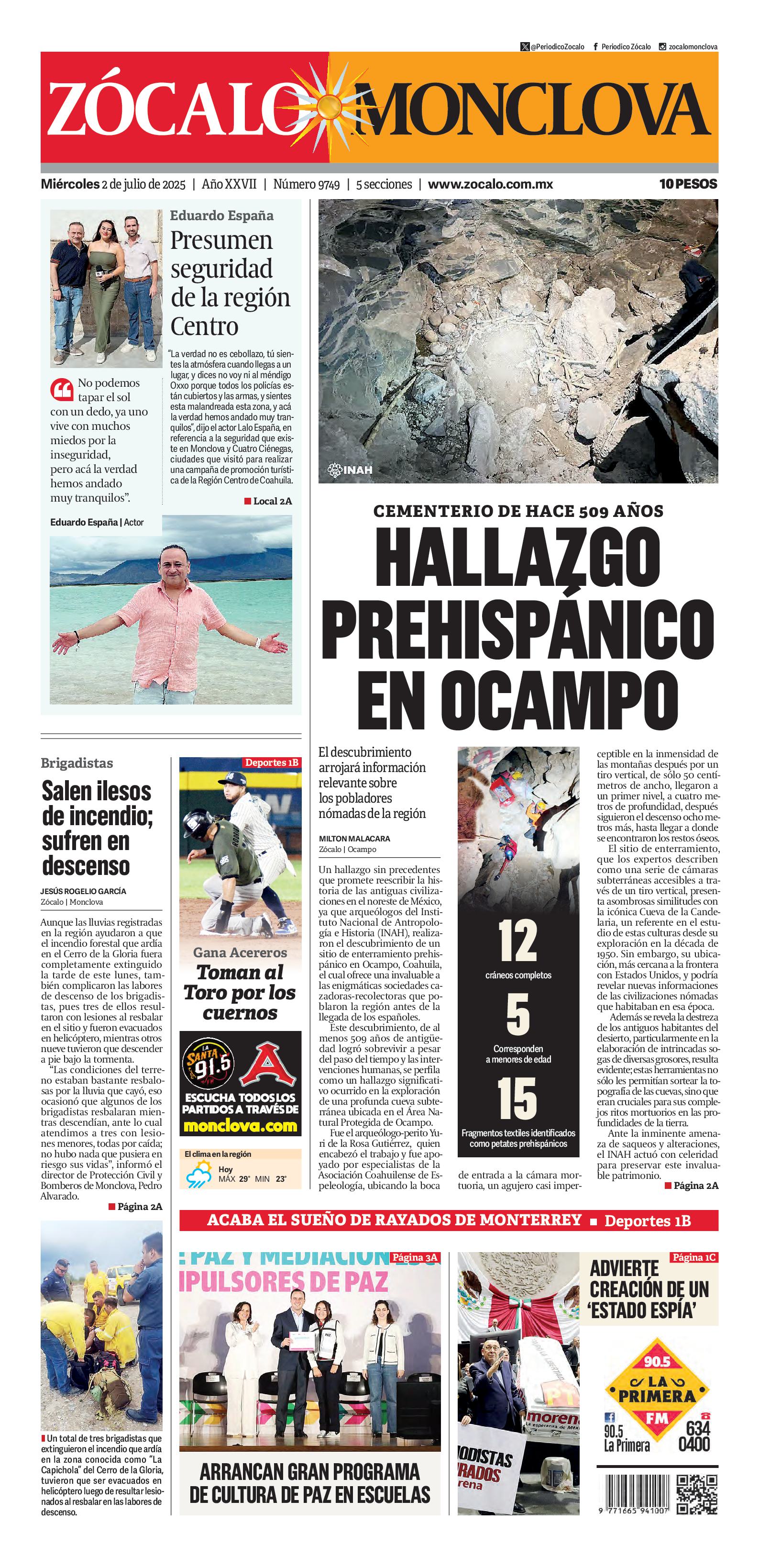 Monclova edición impresa