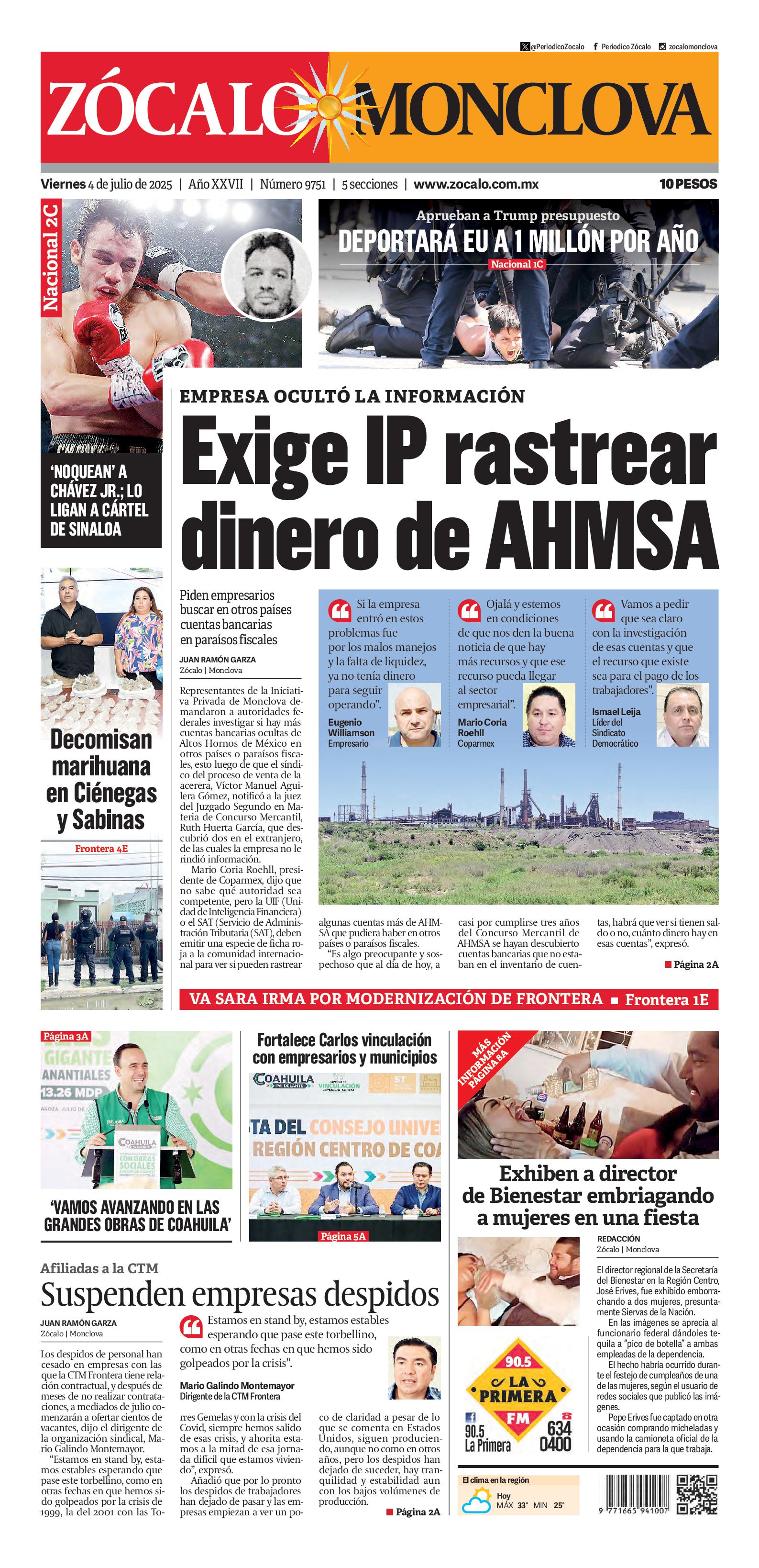 Monclova edición impresa