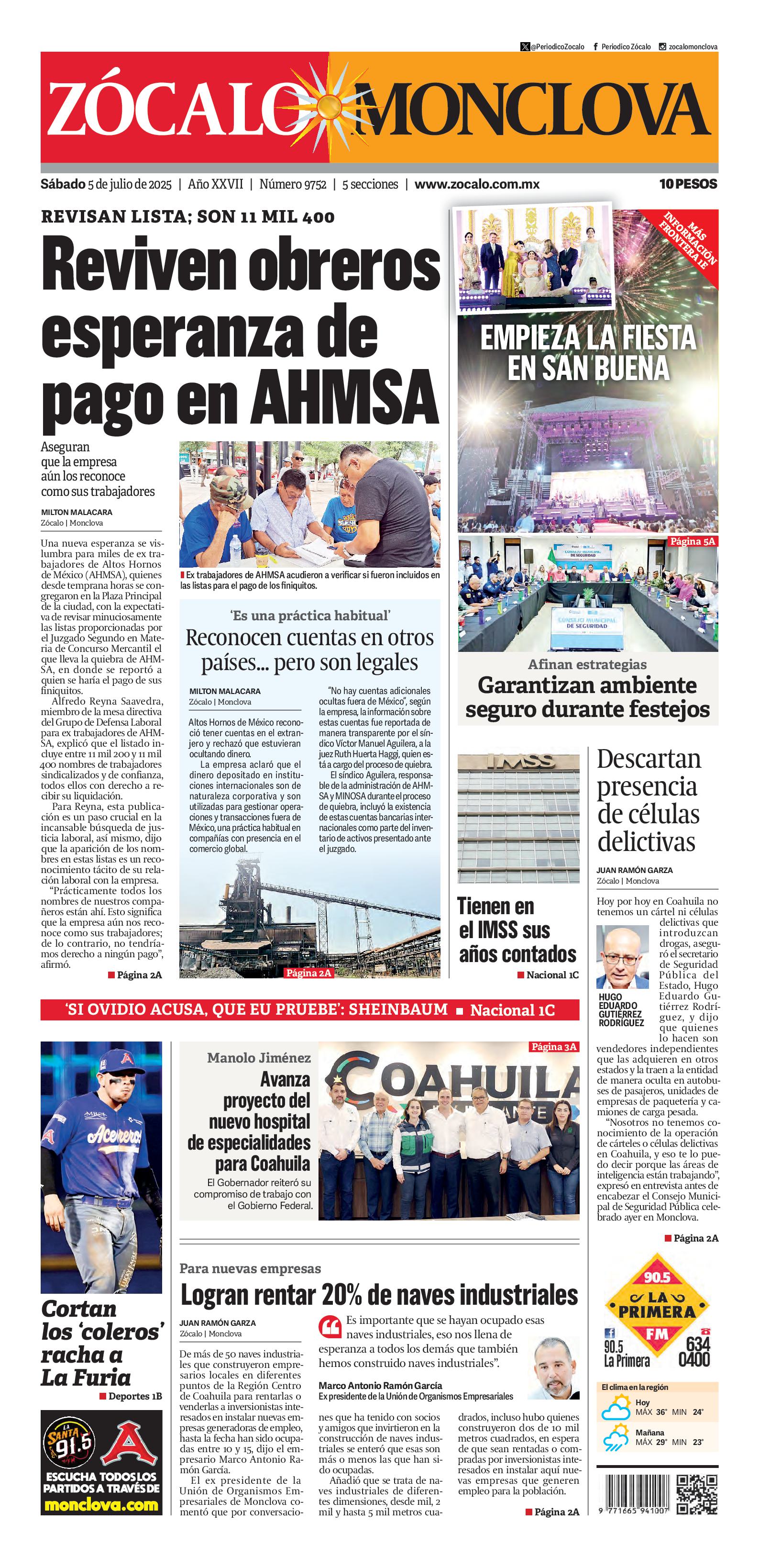 Monclova edición impresa