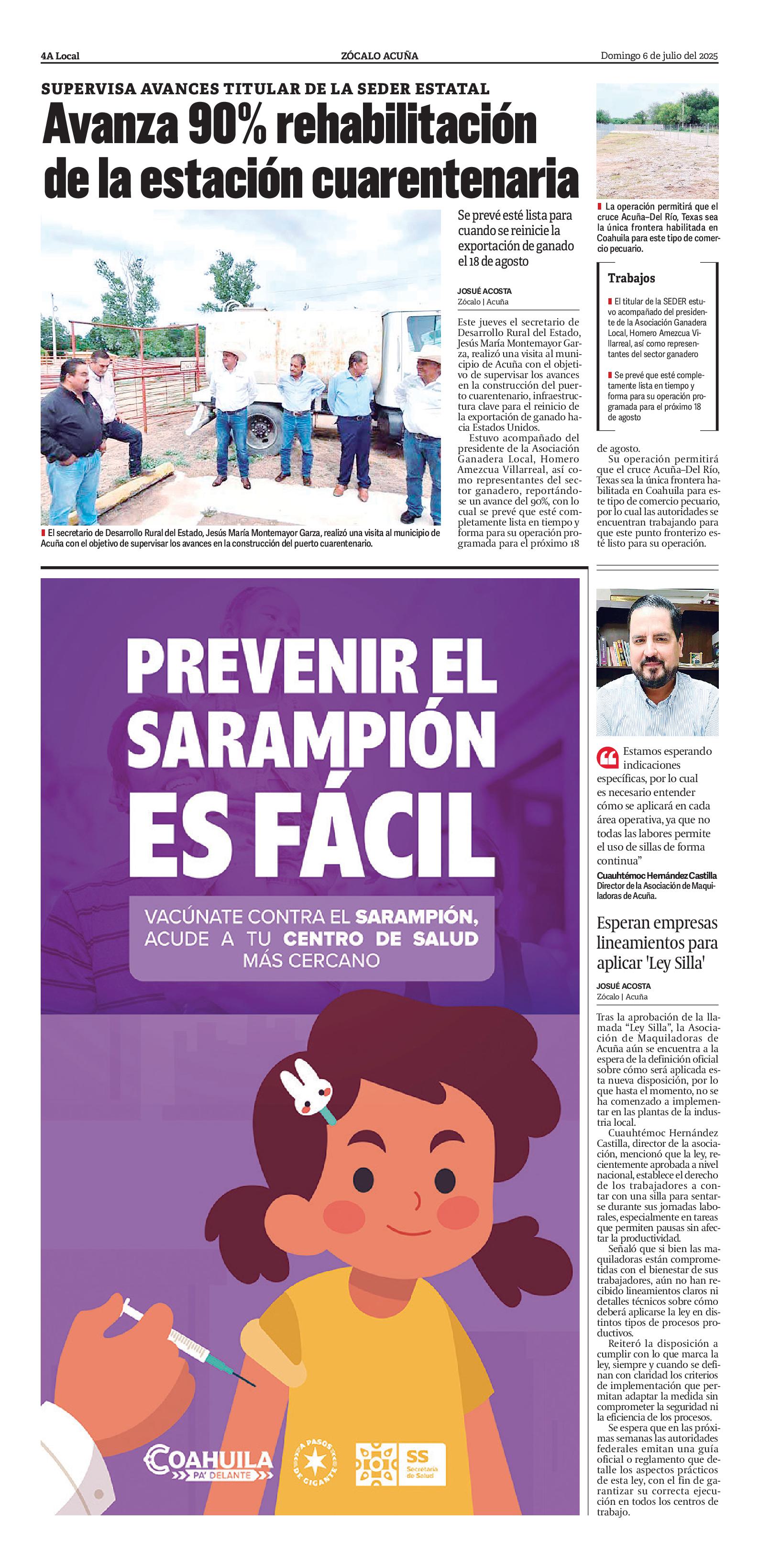 Monclova edición impresa