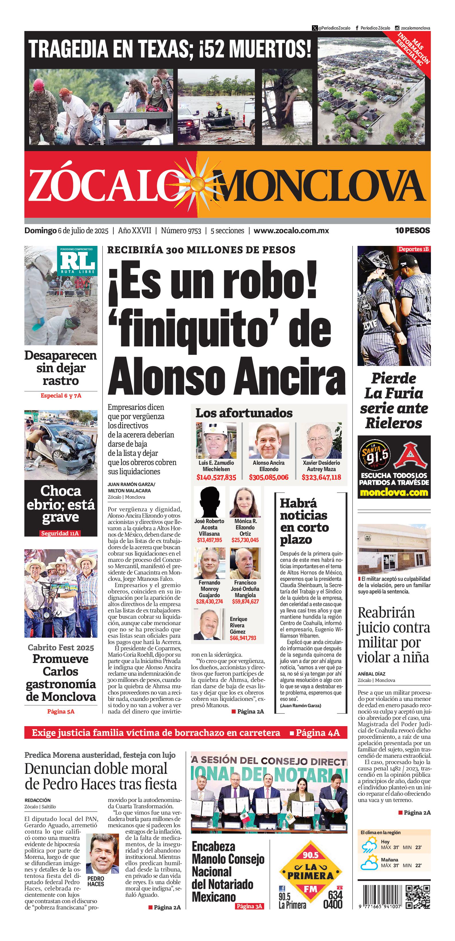 Monclova edición impresa