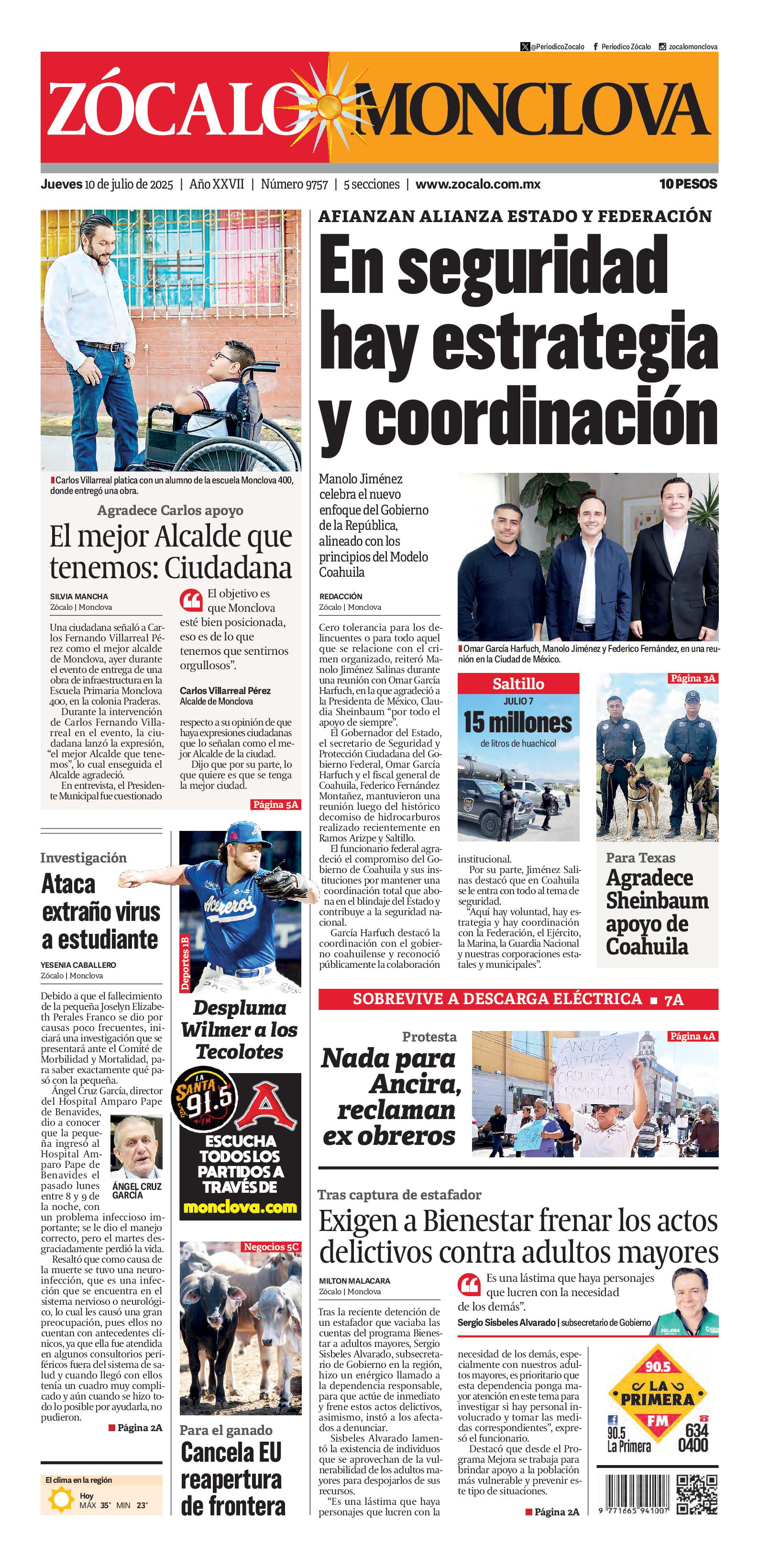 Monclova edición impresa