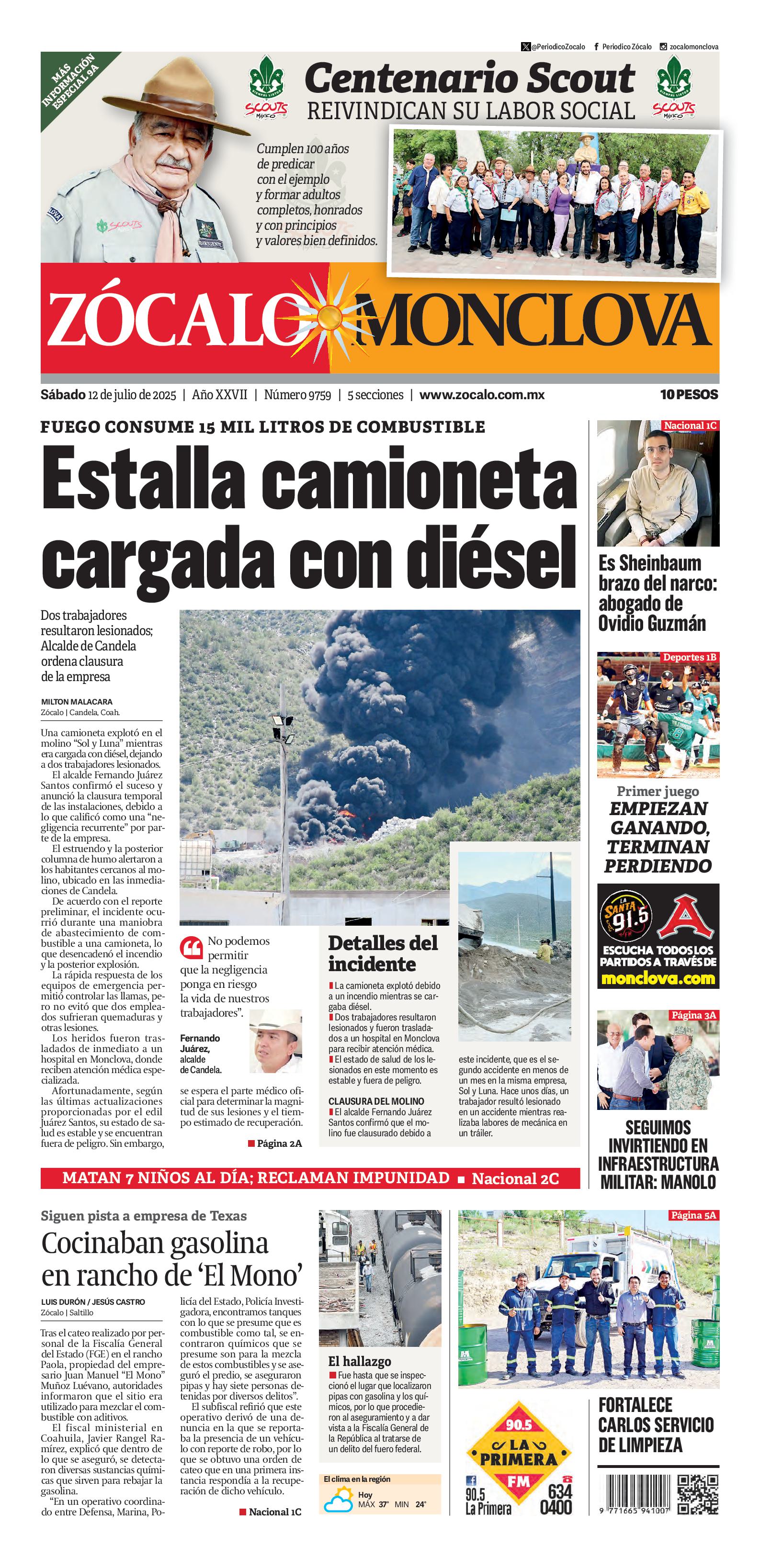 Monclova edición impresa