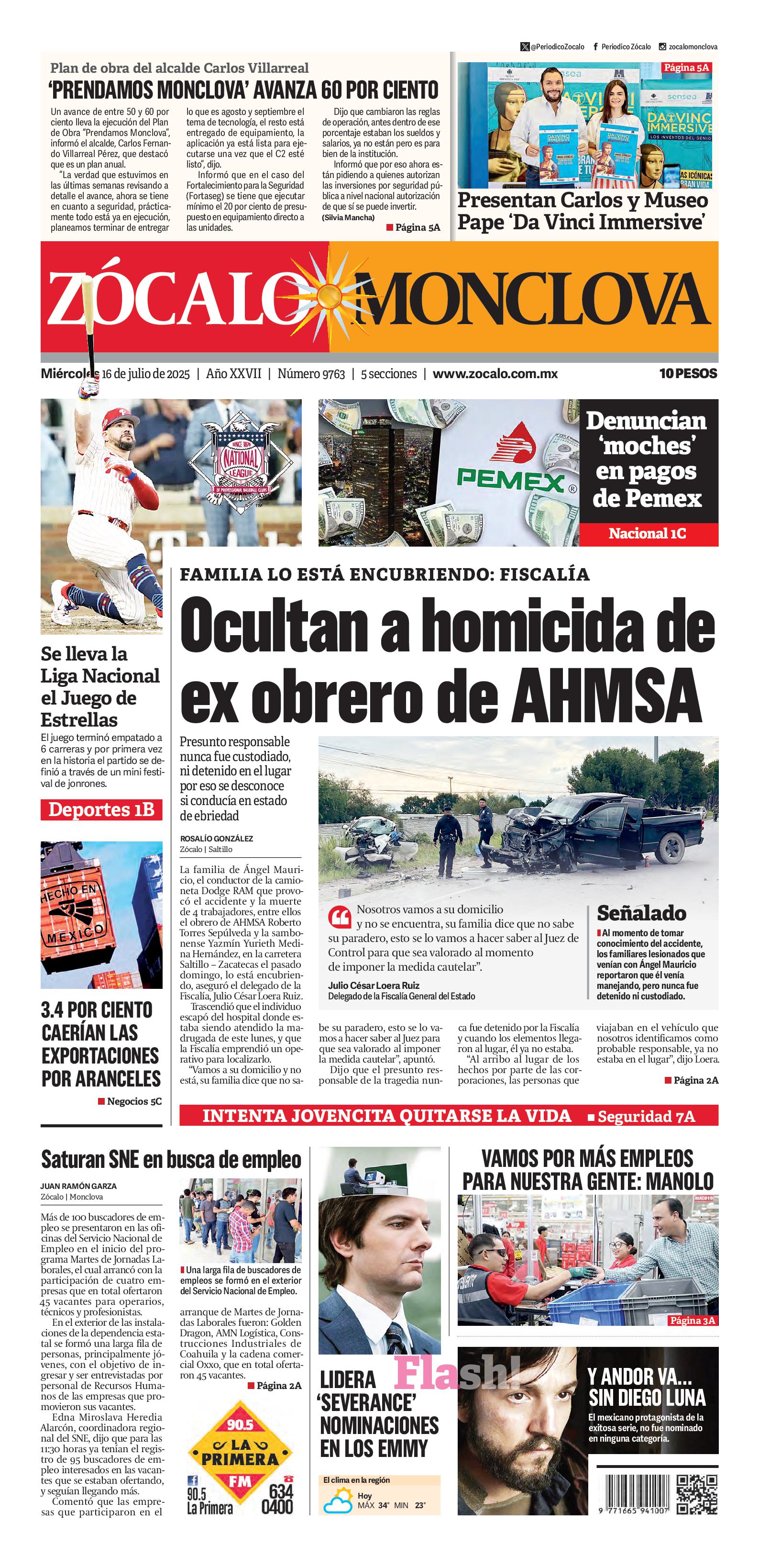 Monclova edición impresa