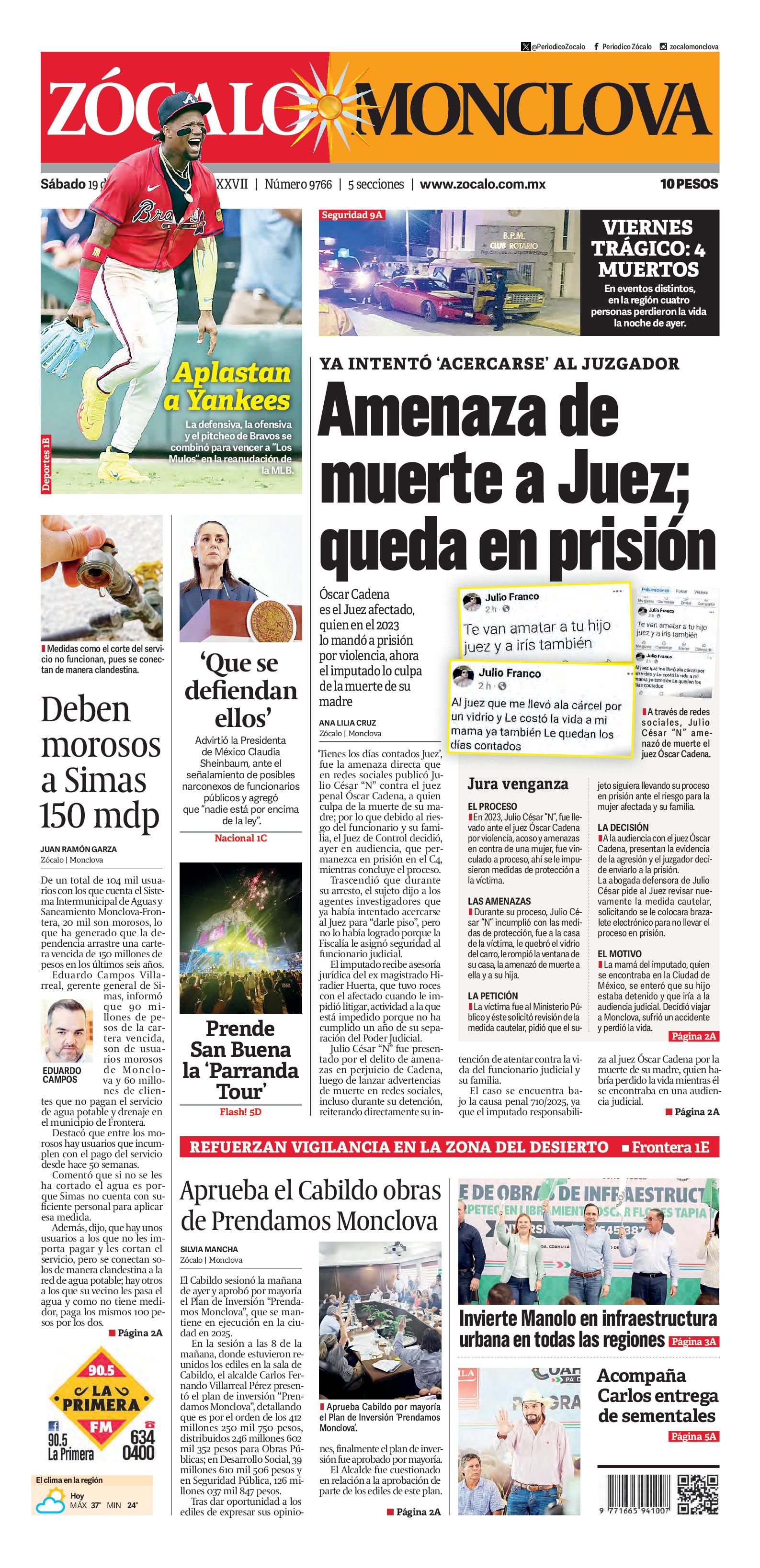 Monclova edición impresa