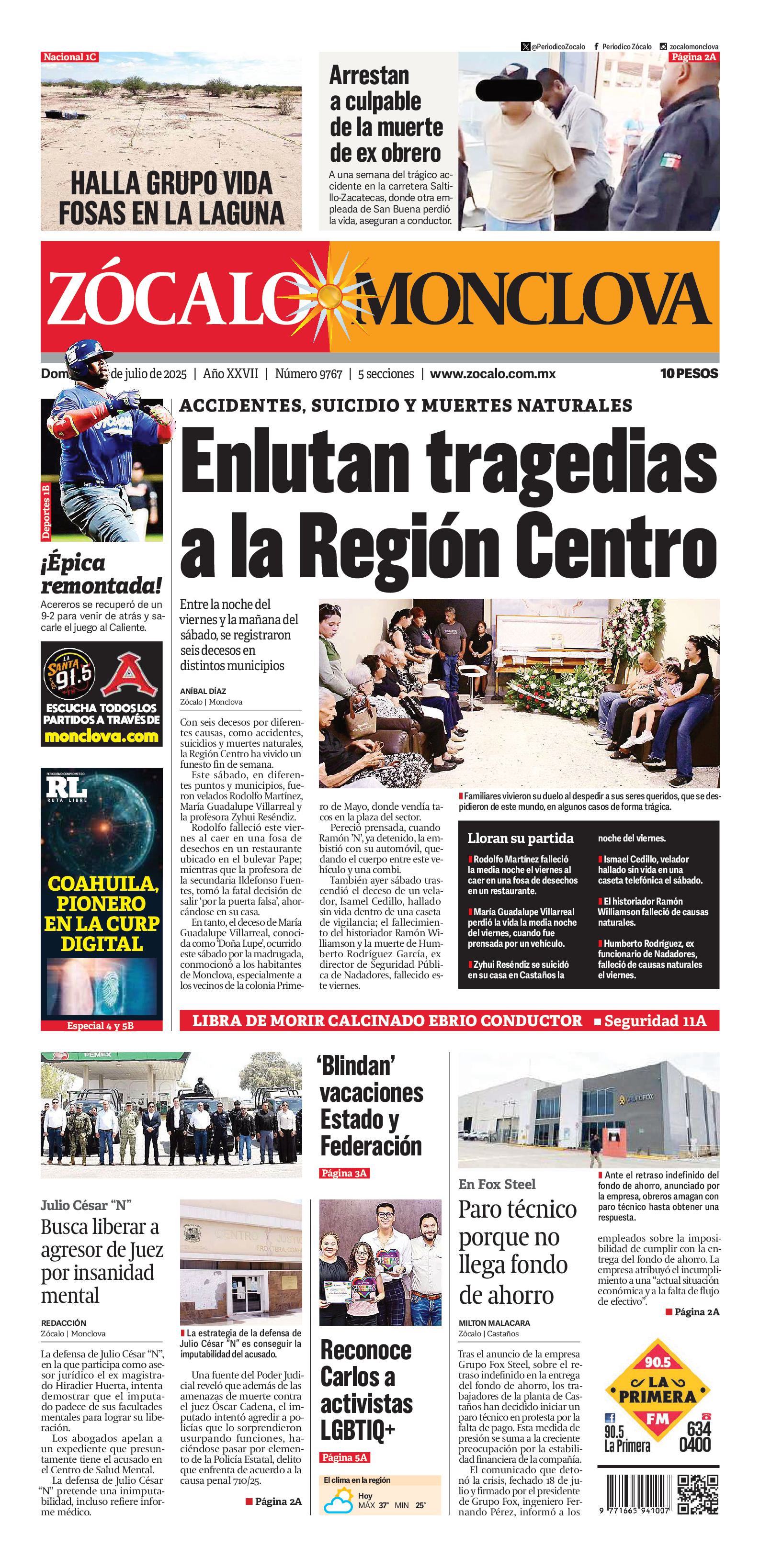 Monclova edición impresa
