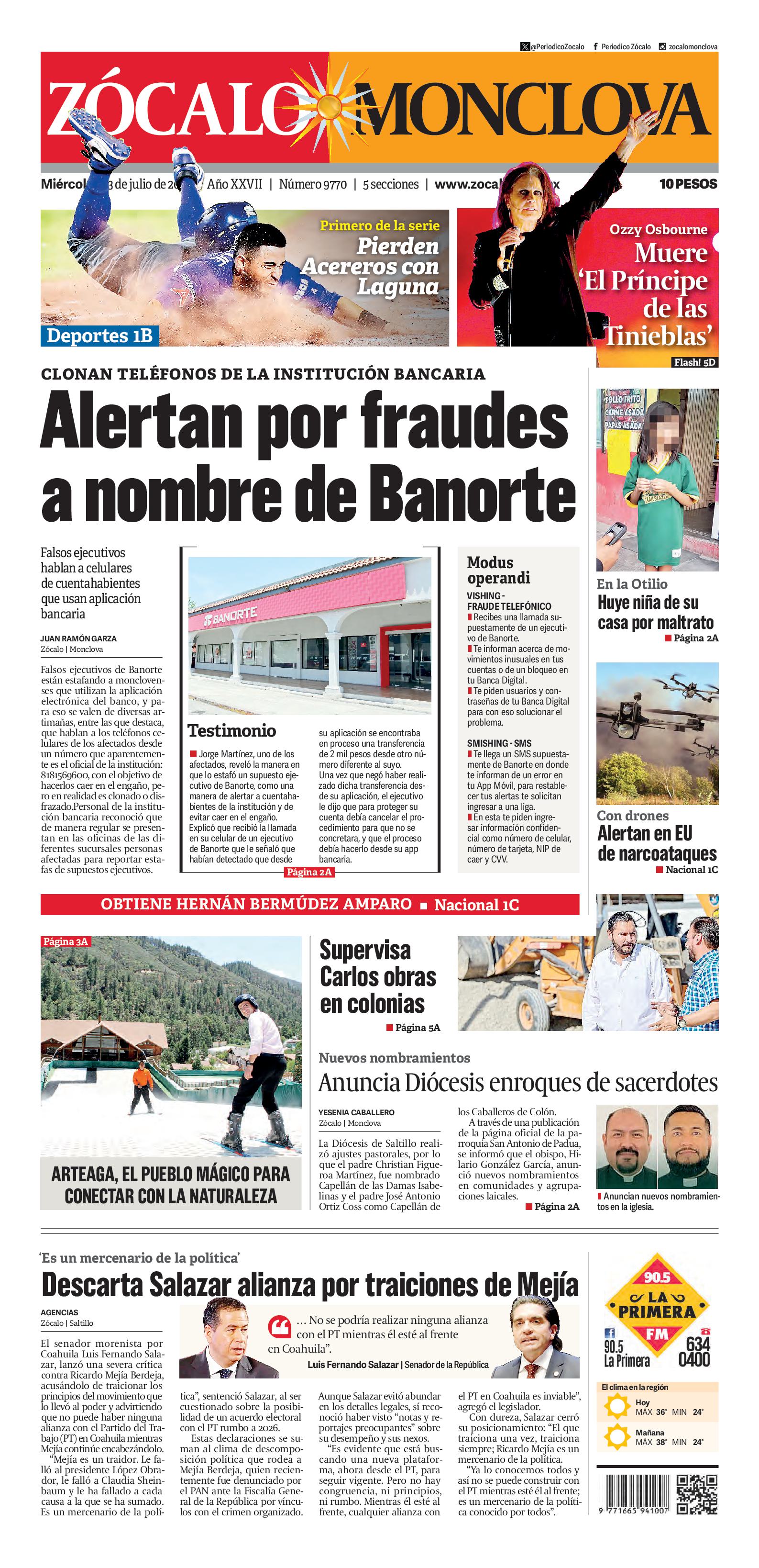 Monclova edición impresa