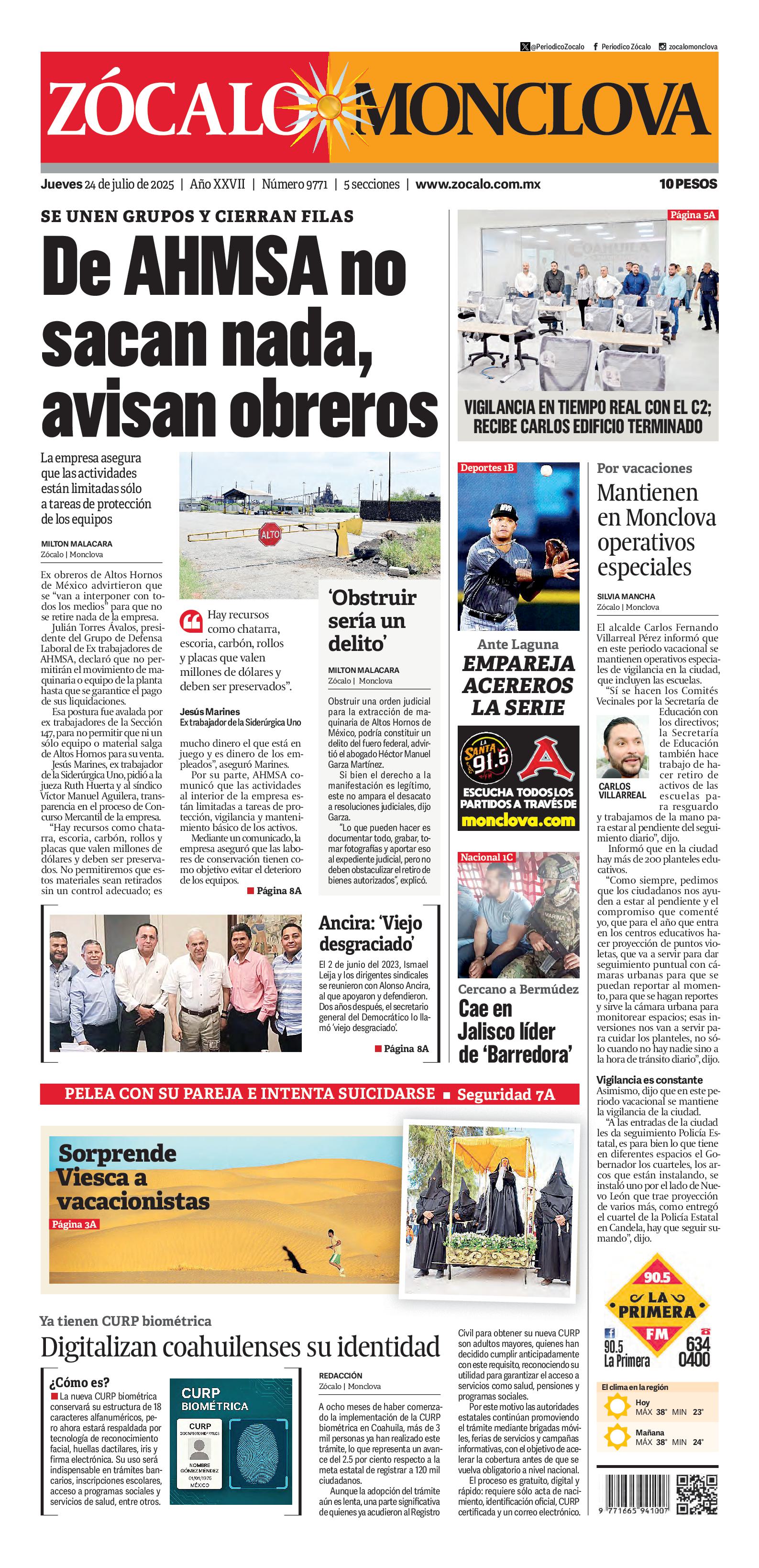 Monclova edición impresa