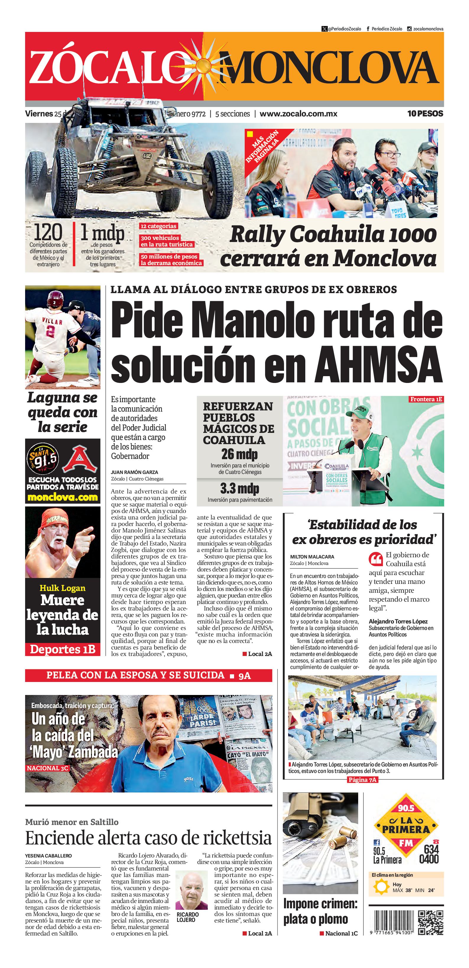 Monclova edición impresa