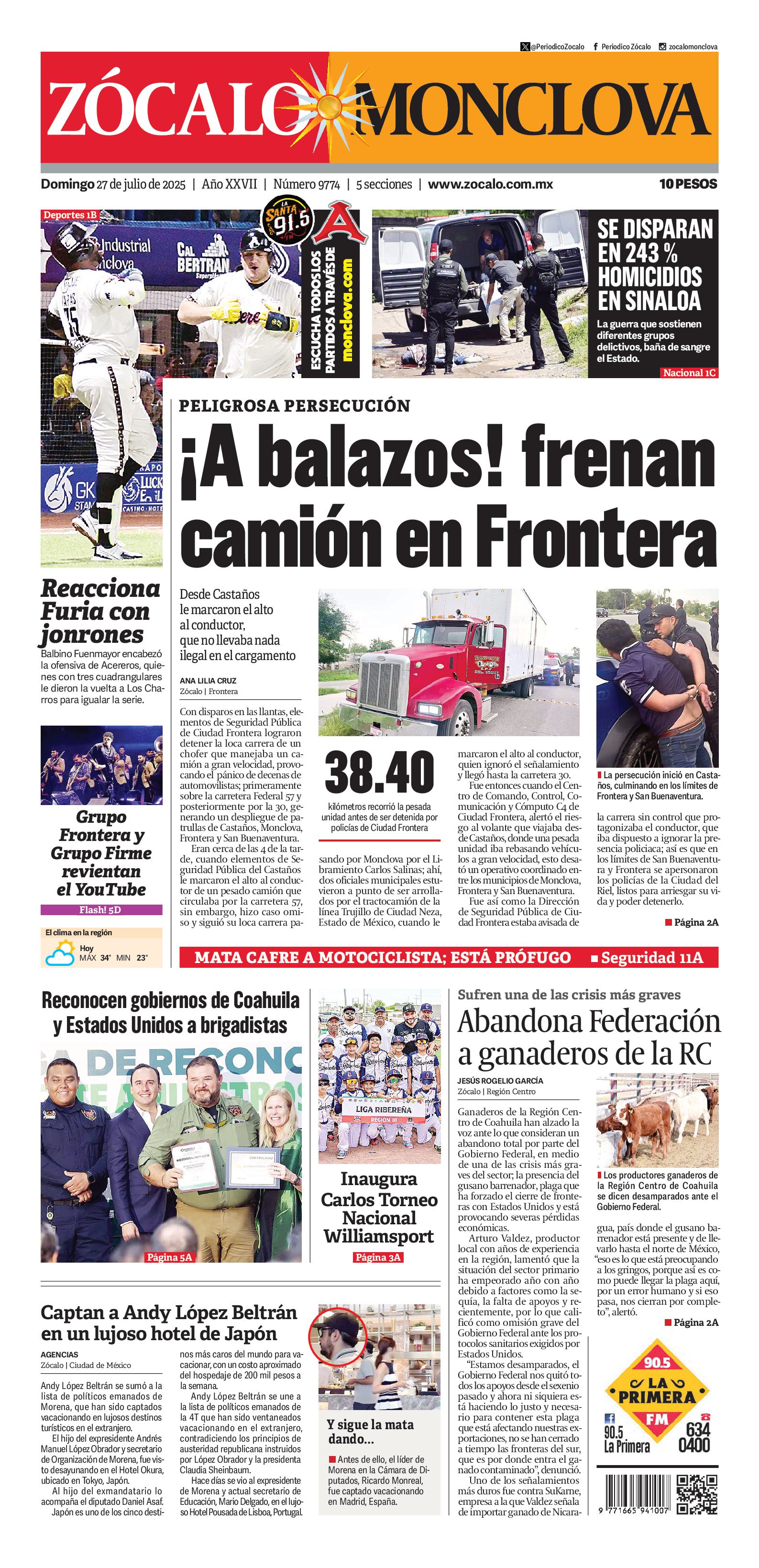 Monclova edición impresa