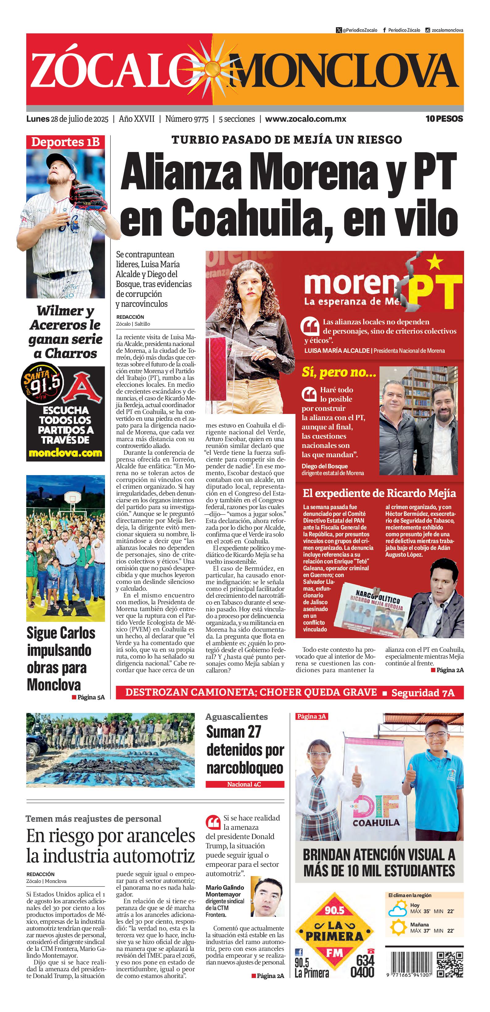 Monclova edición impresa