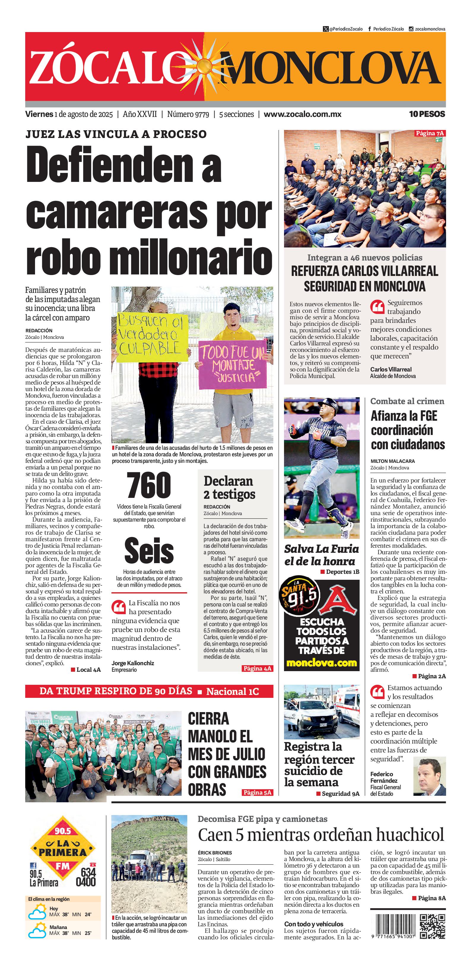 Monclova edición impresa