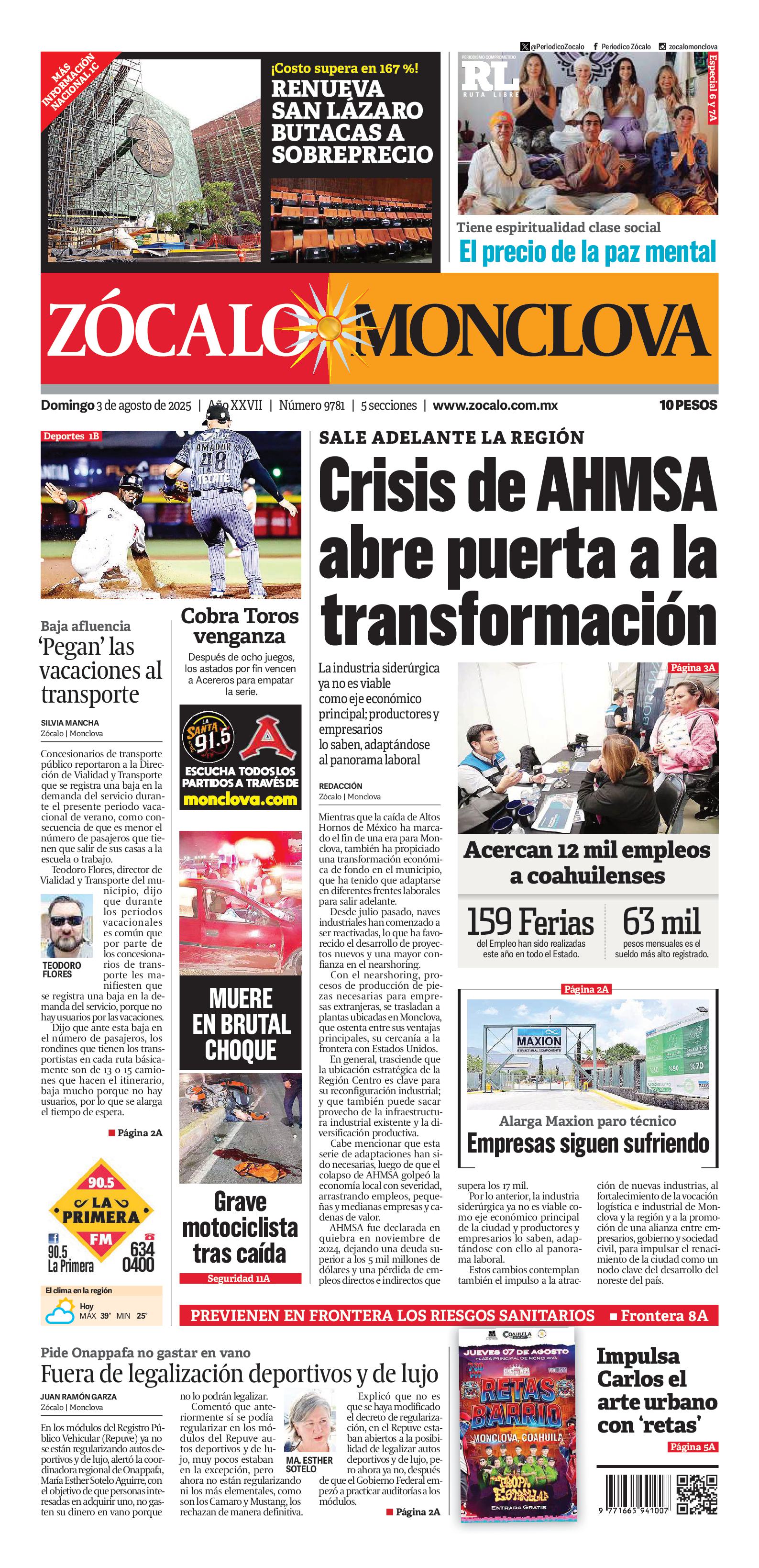 Monclova edición impresa
