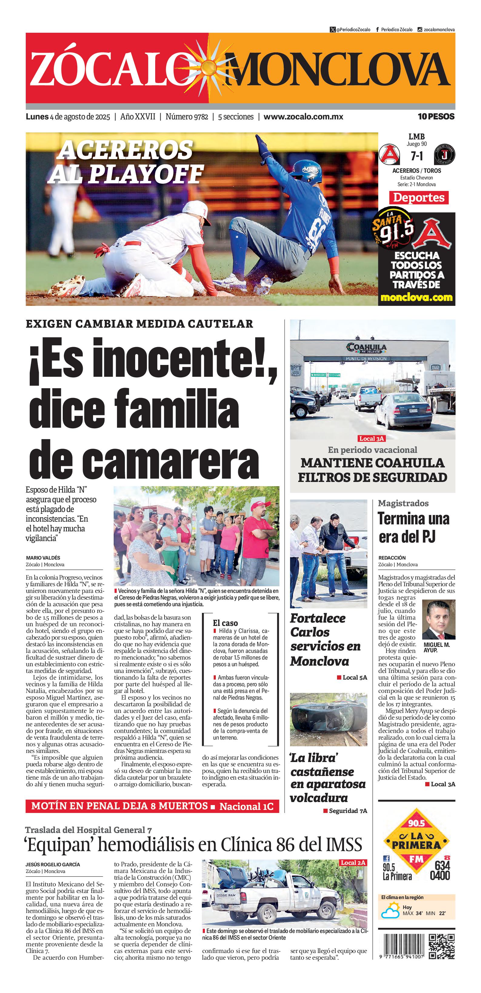 Monclova edición impresa
