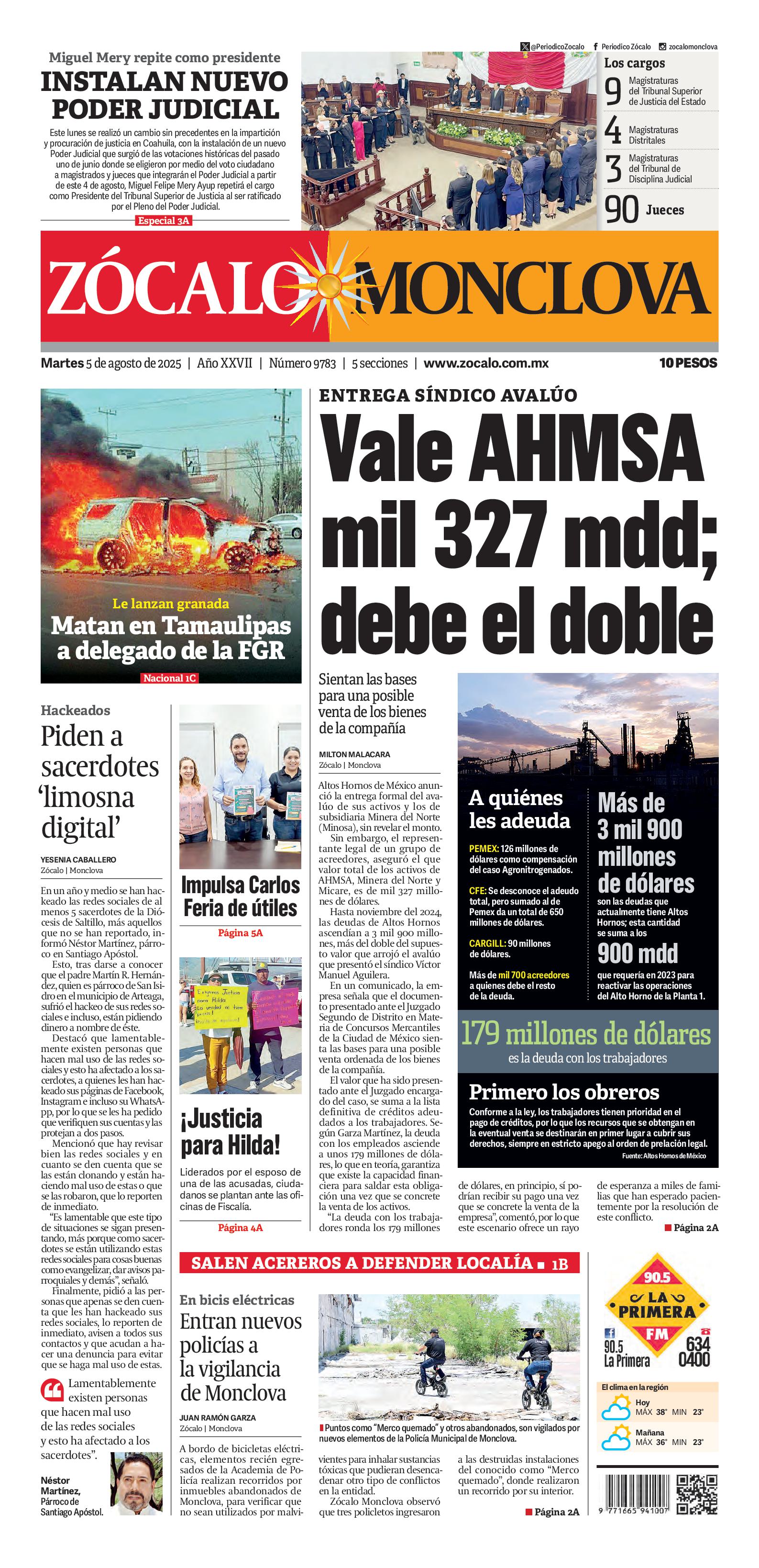 Monclova edición impresa