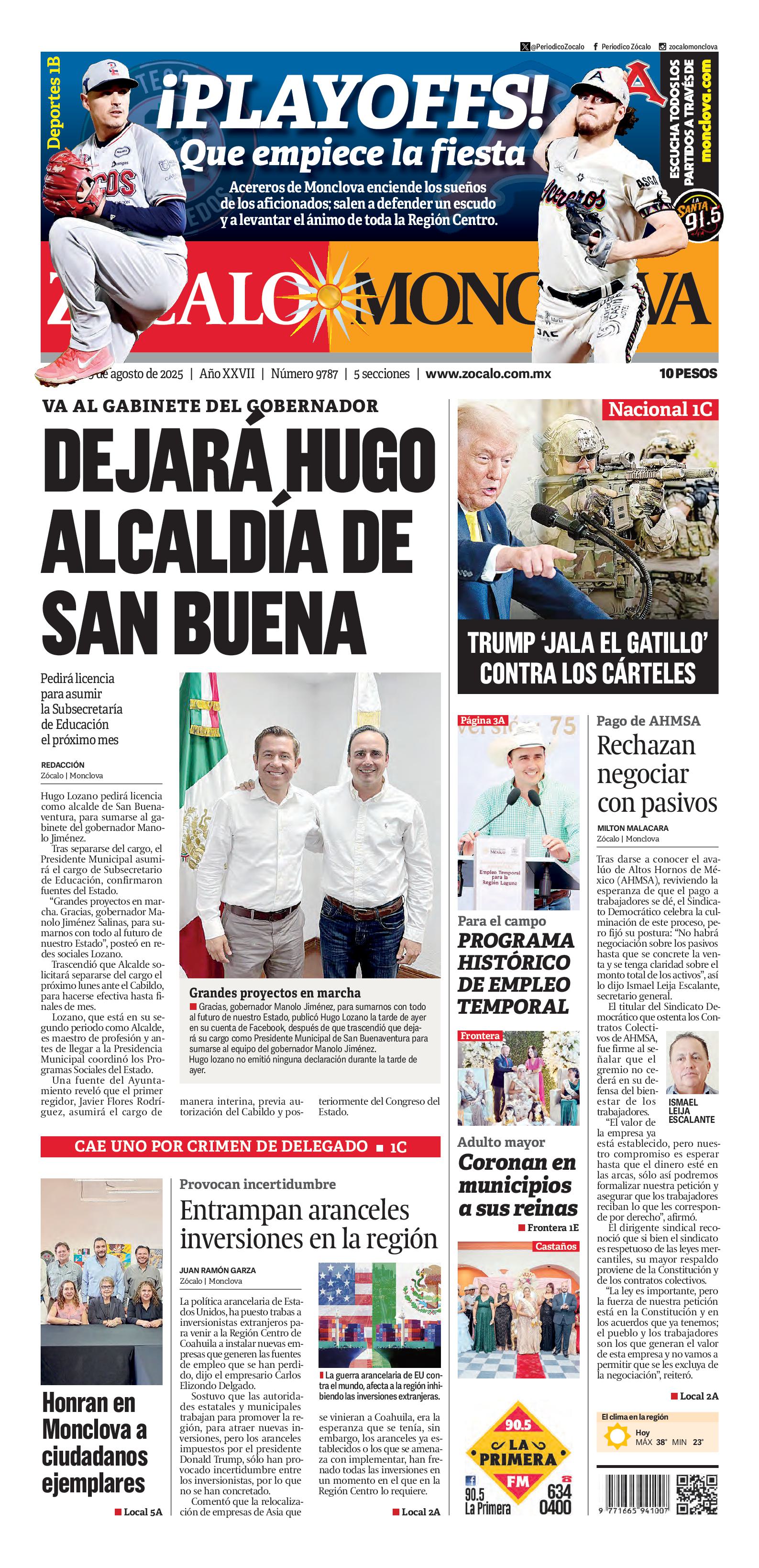 Monclova edición impresa