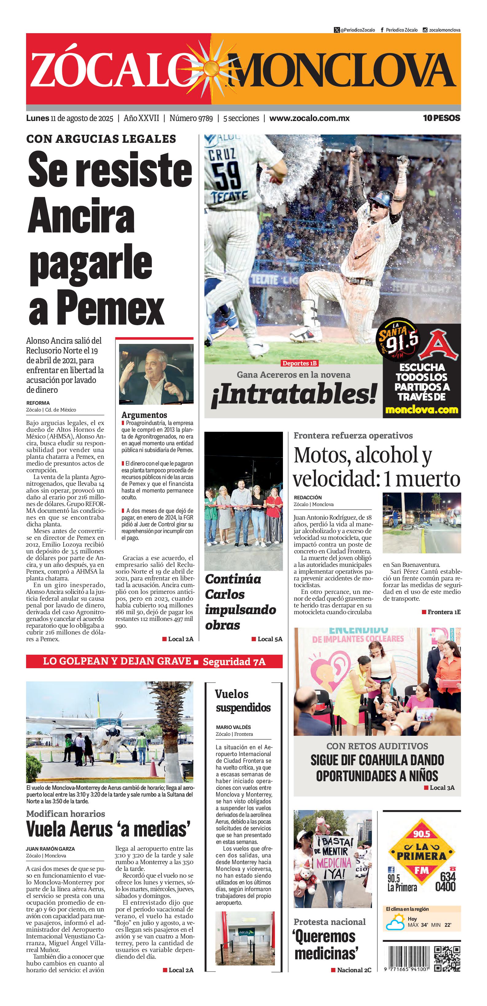 Monclova edición impresa