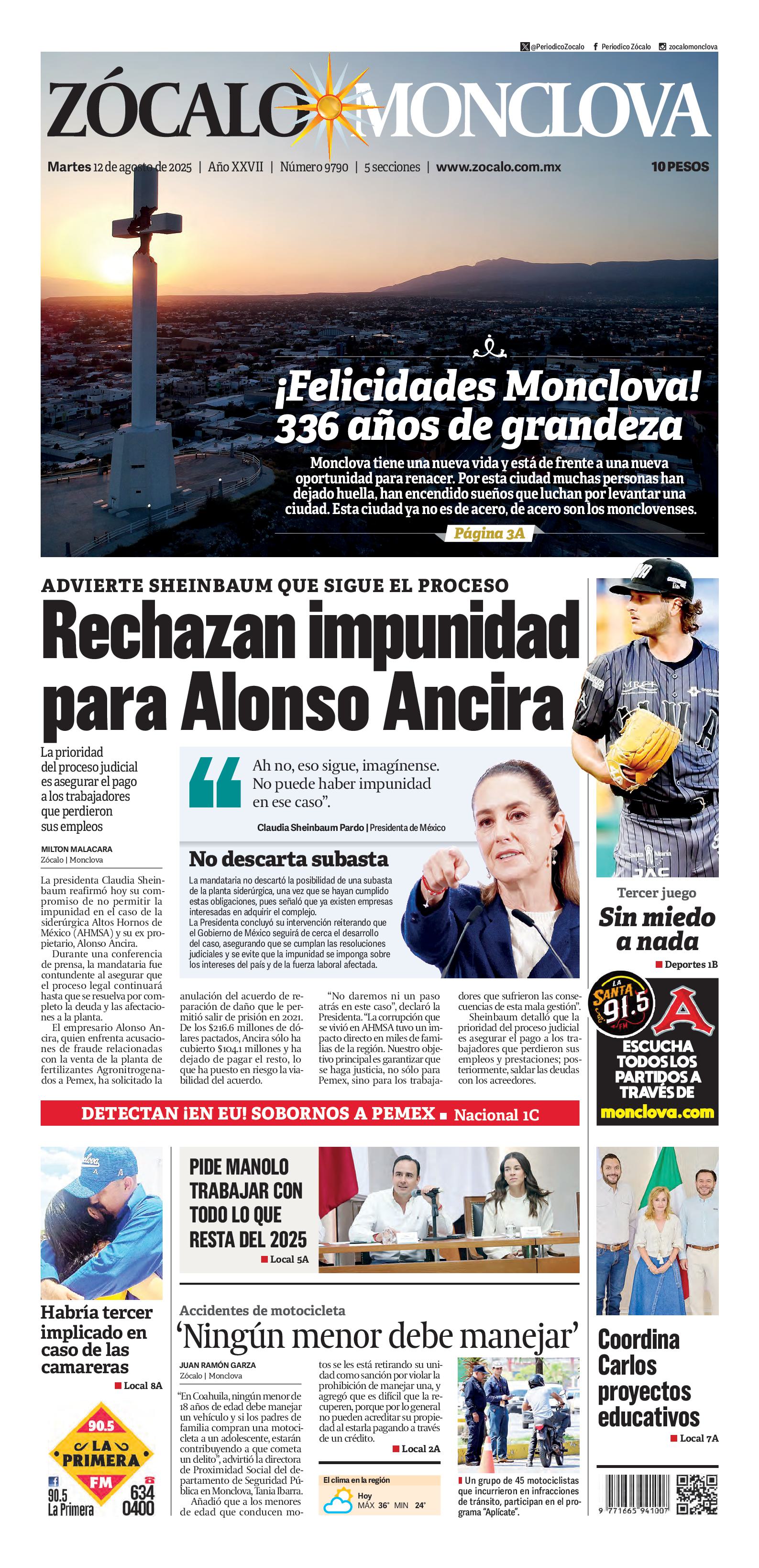 Monclova edición impresa