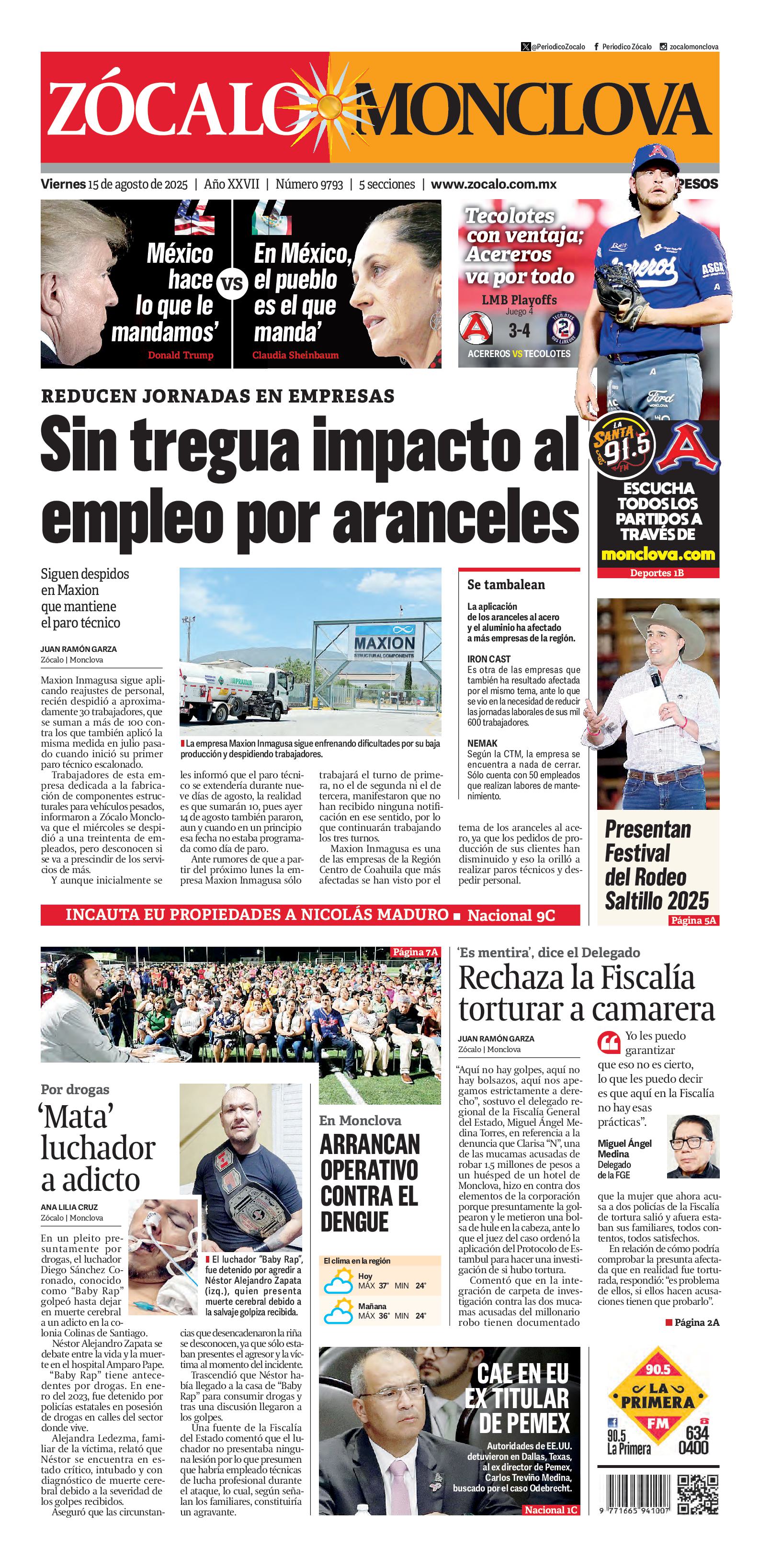 Monclova edición impresa