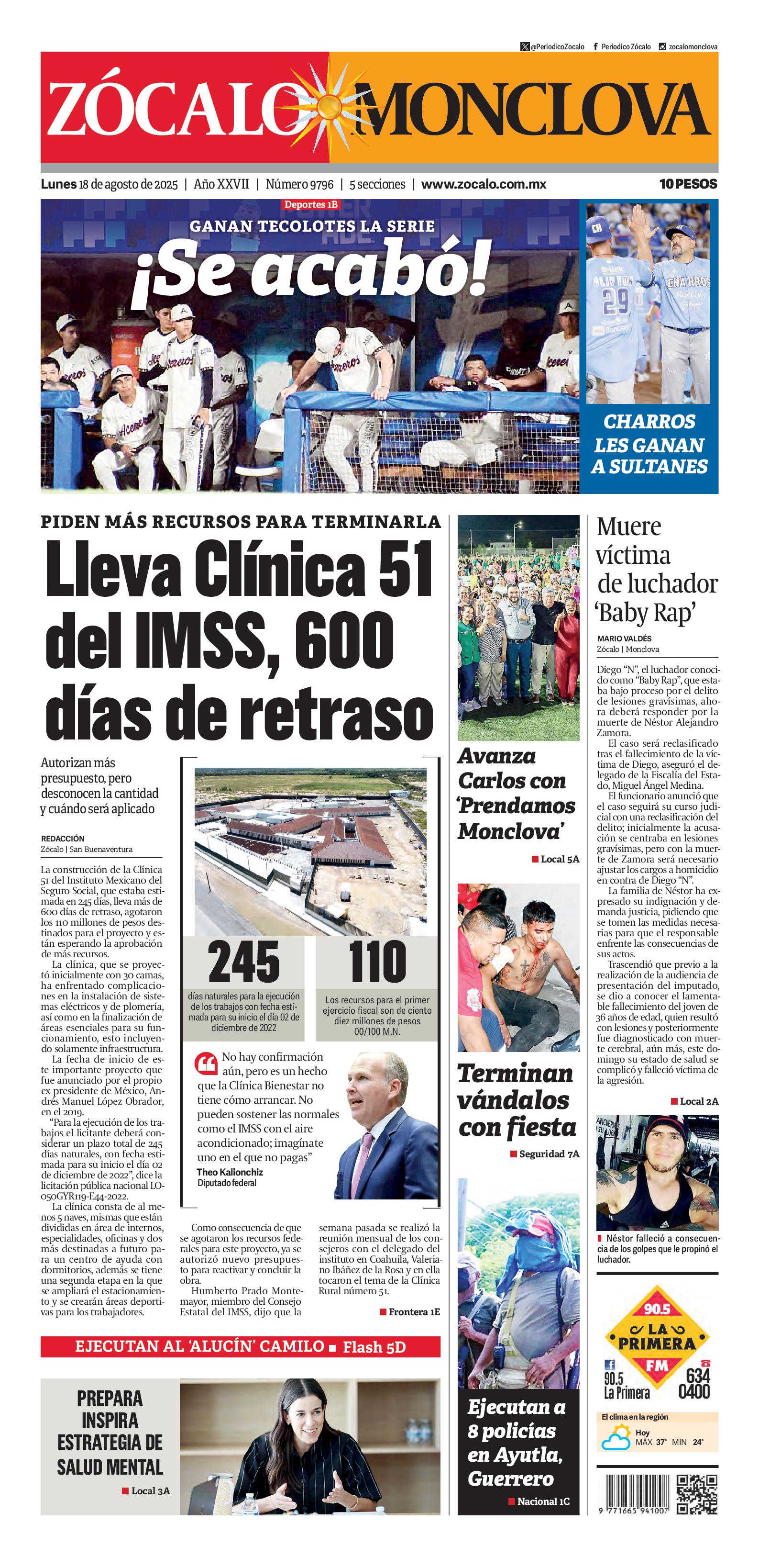 Monclova edición impresa