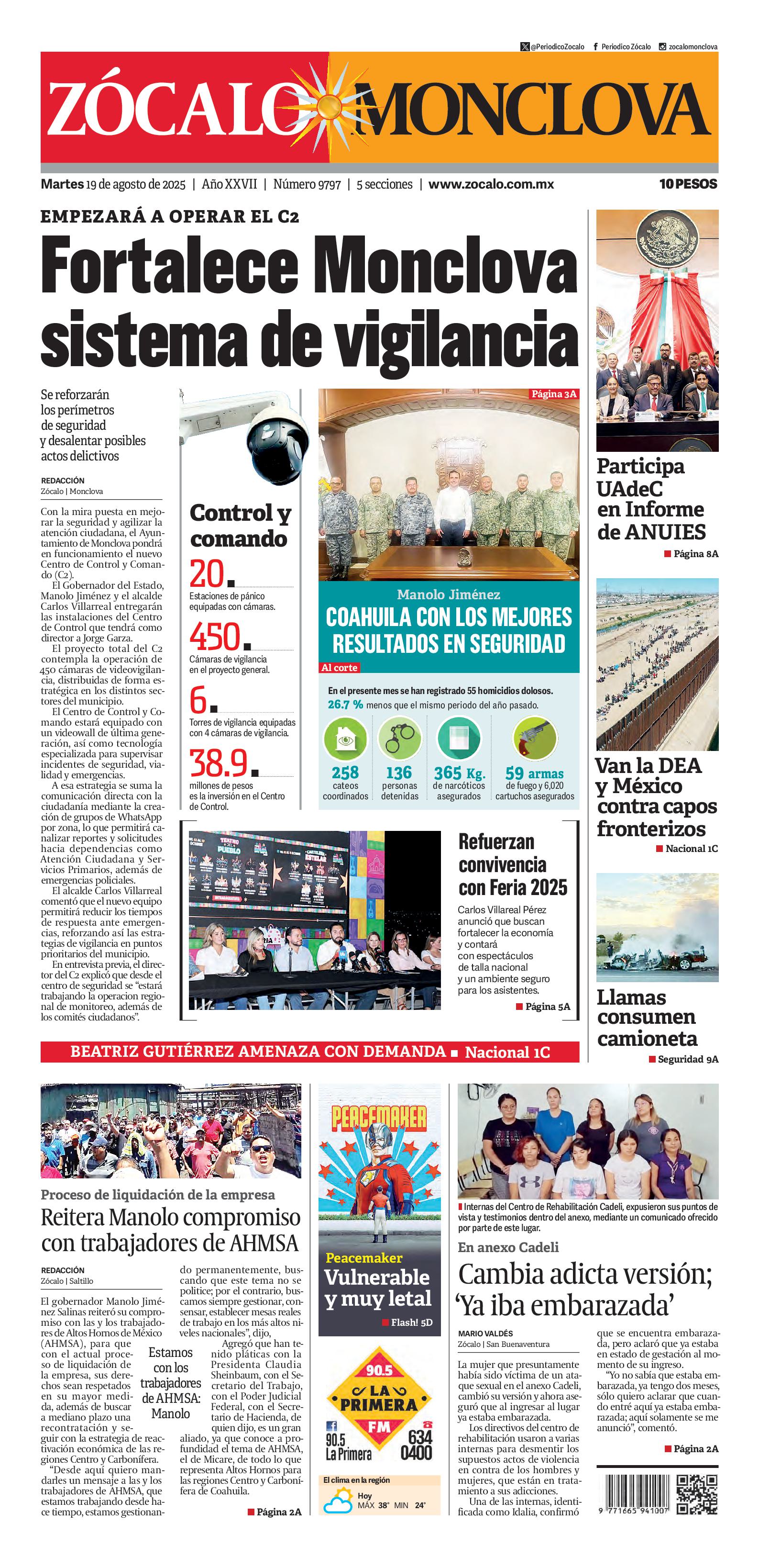Monclova edición impresa