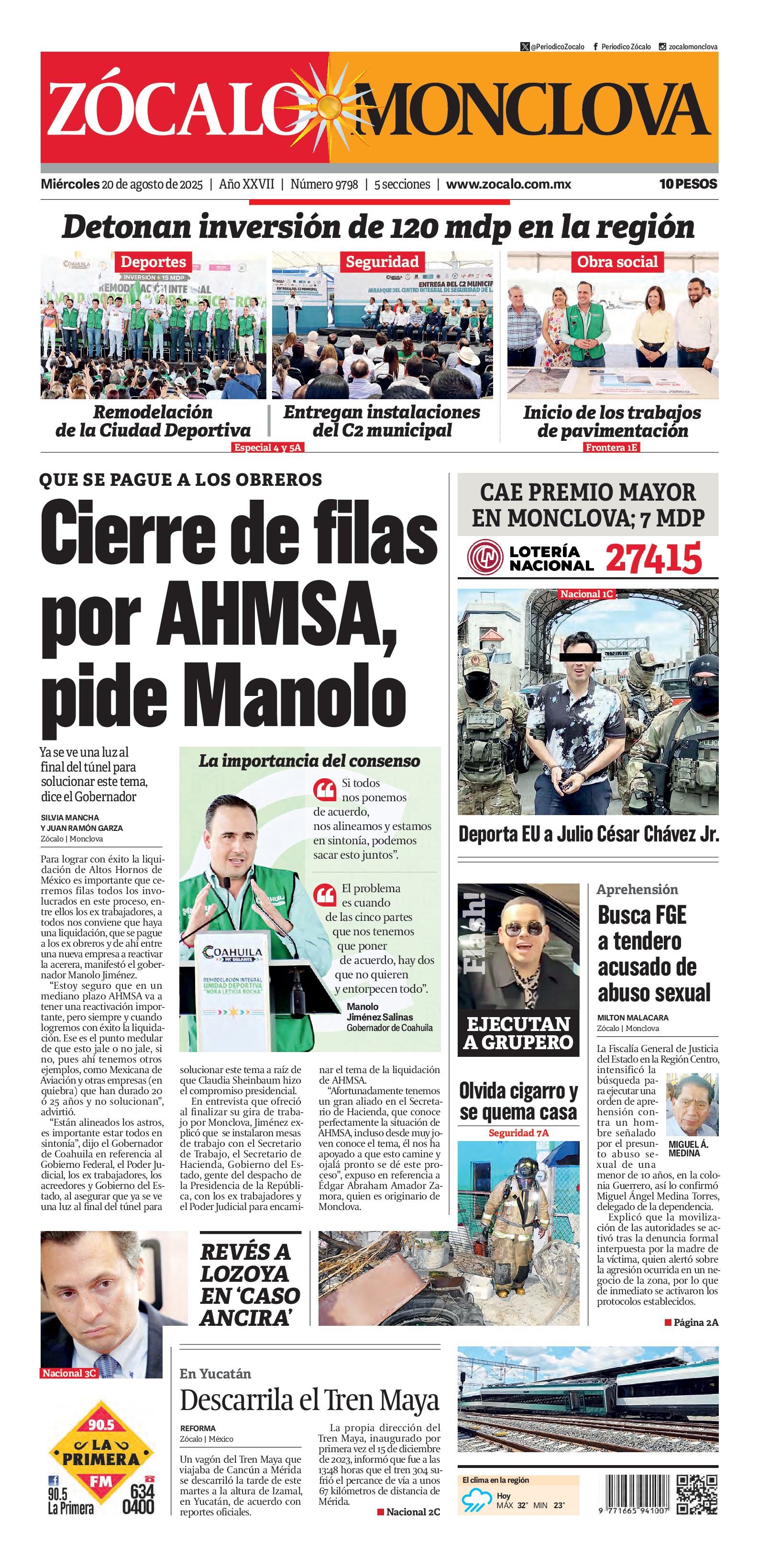 Monclova edición impresa