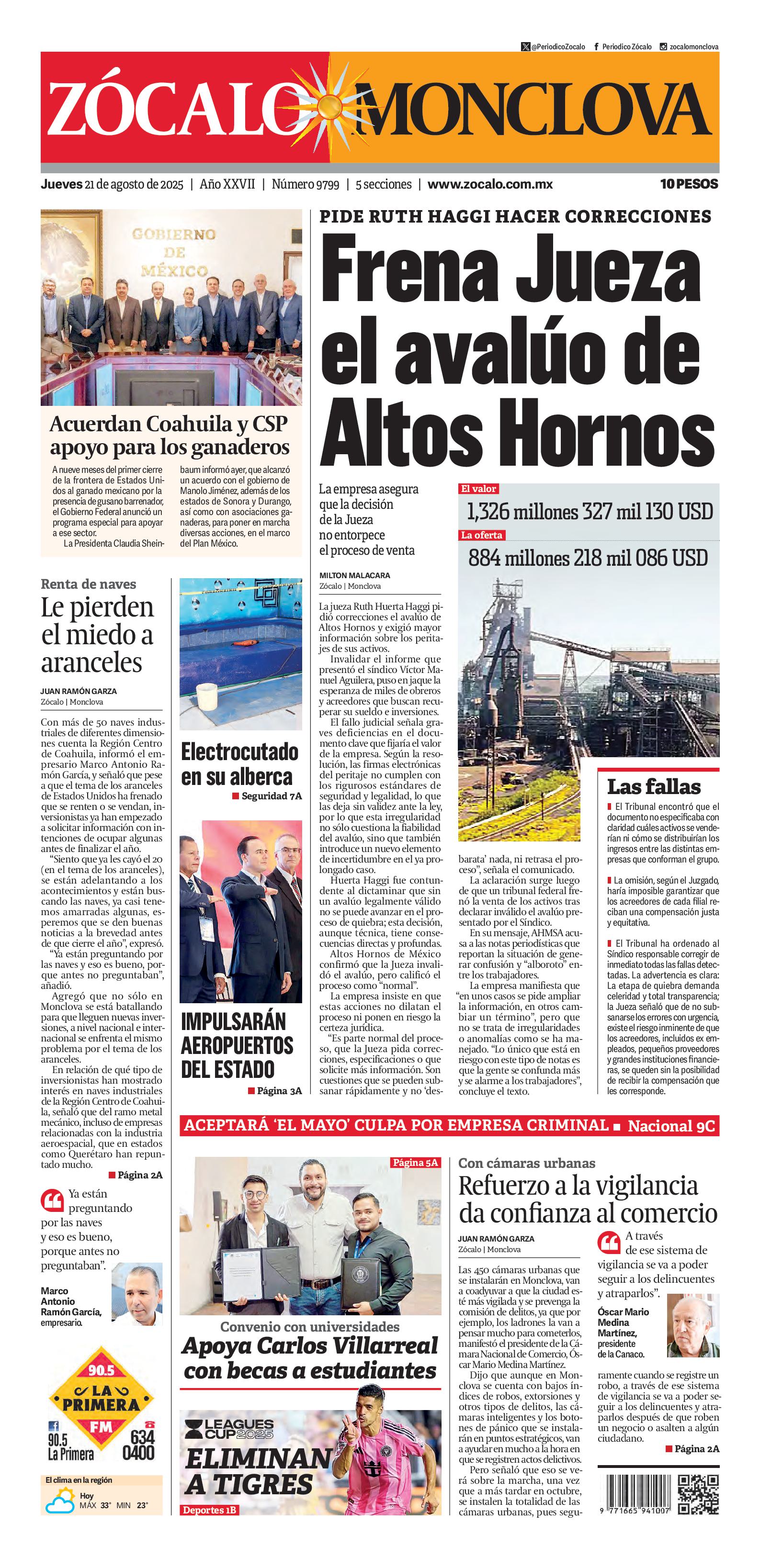 Monclova edición impresa