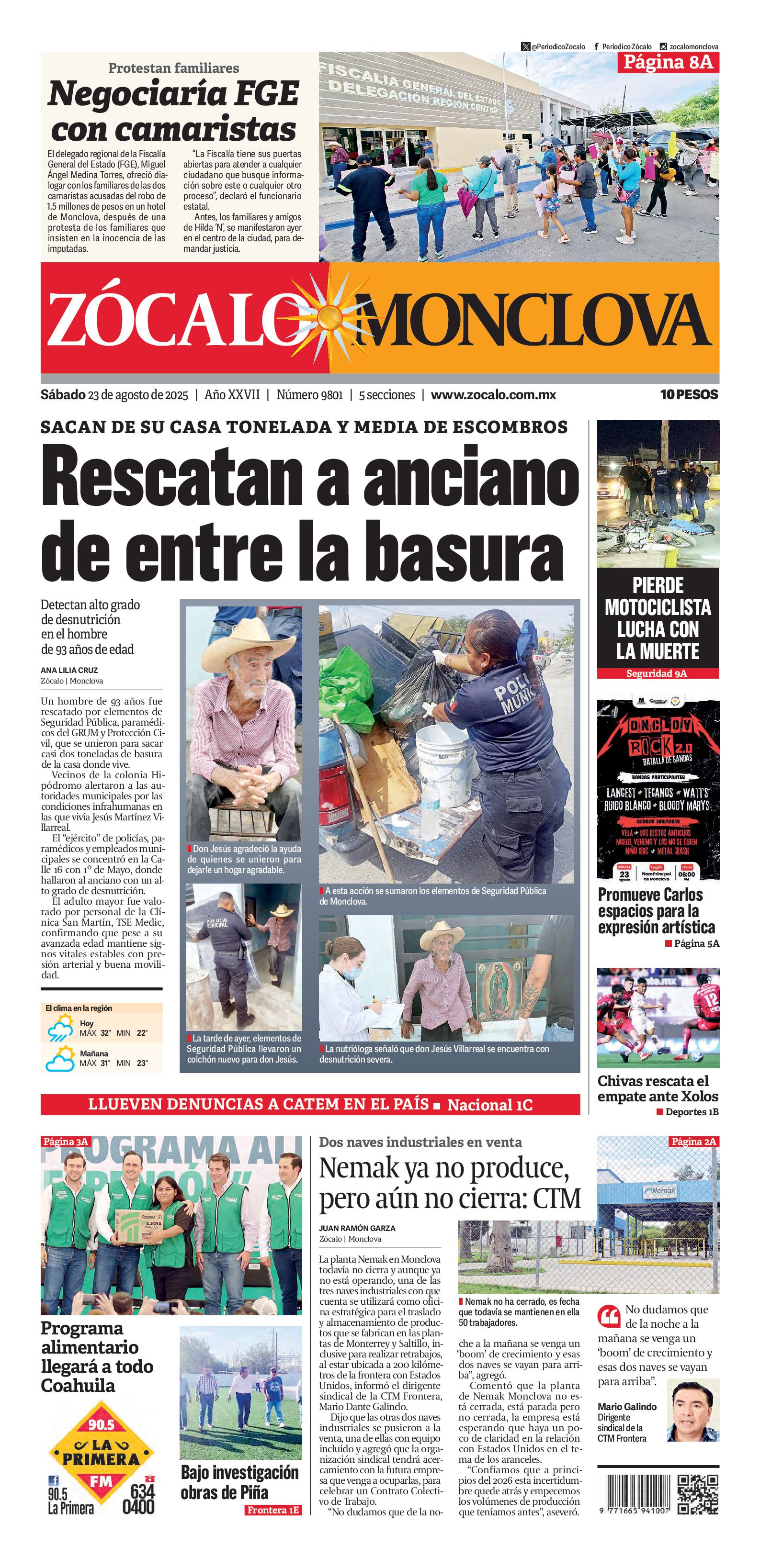 Monclova edición impresa