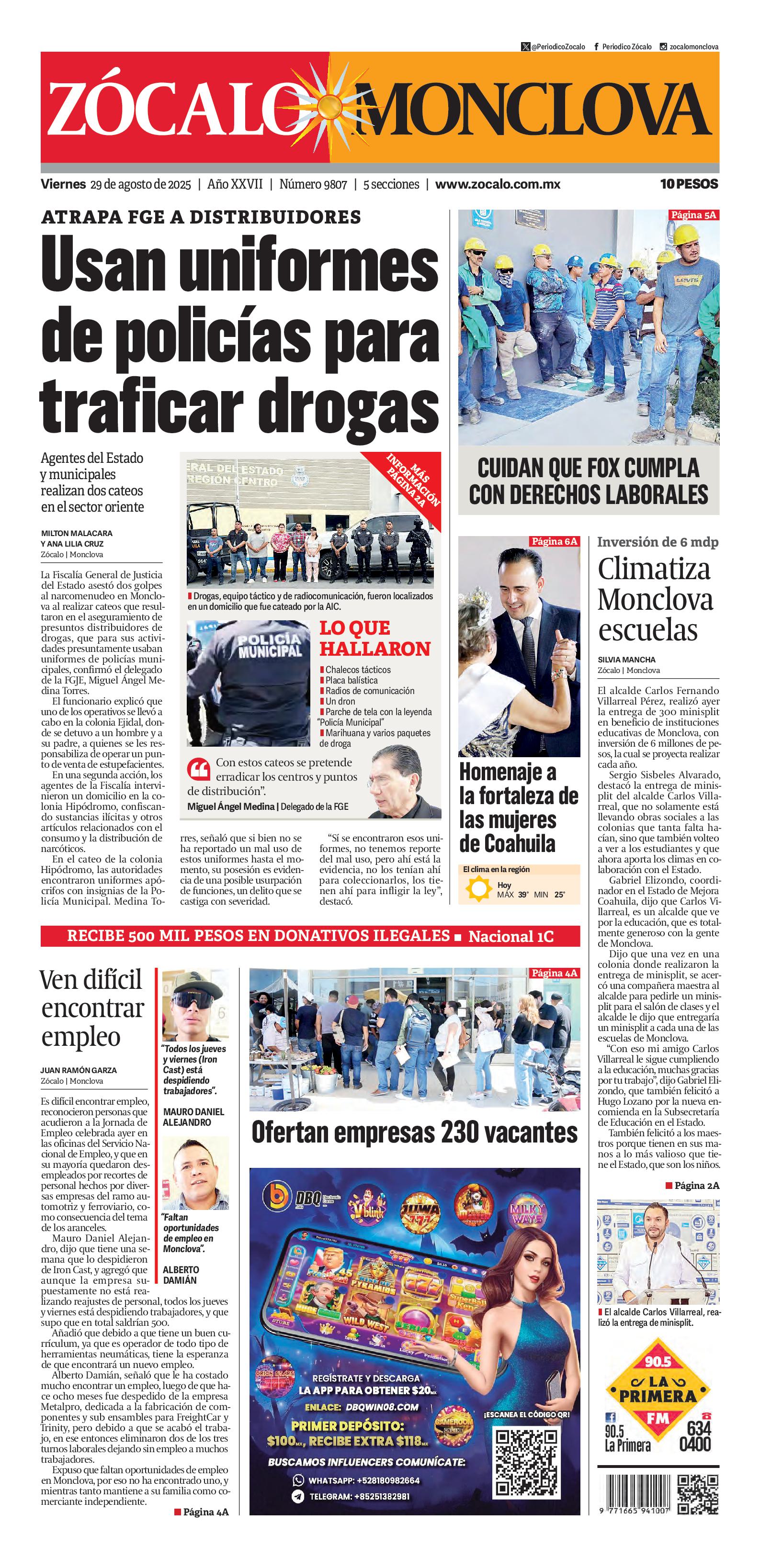 Monclova edición impresa