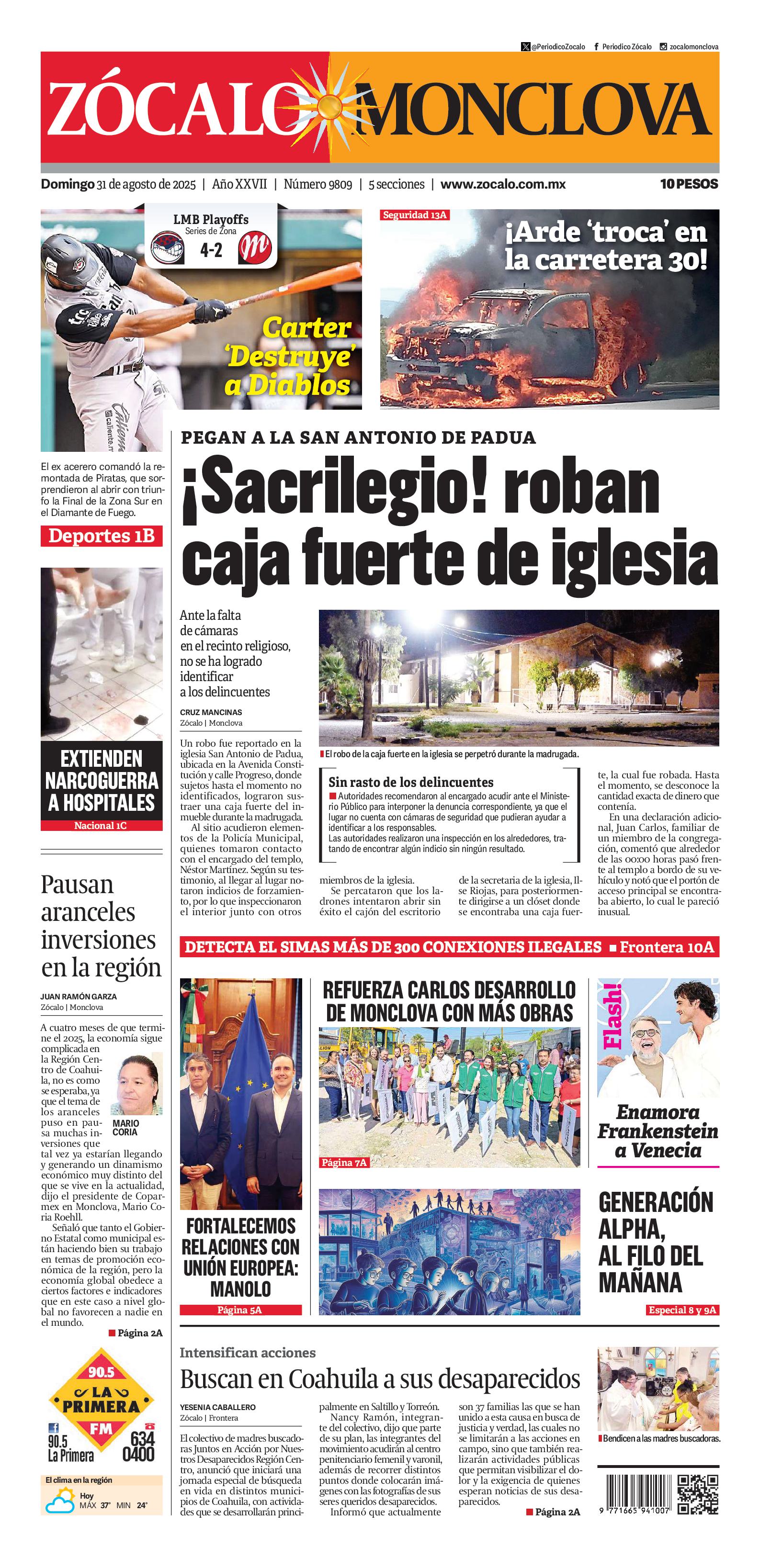 Monclova edición impresa