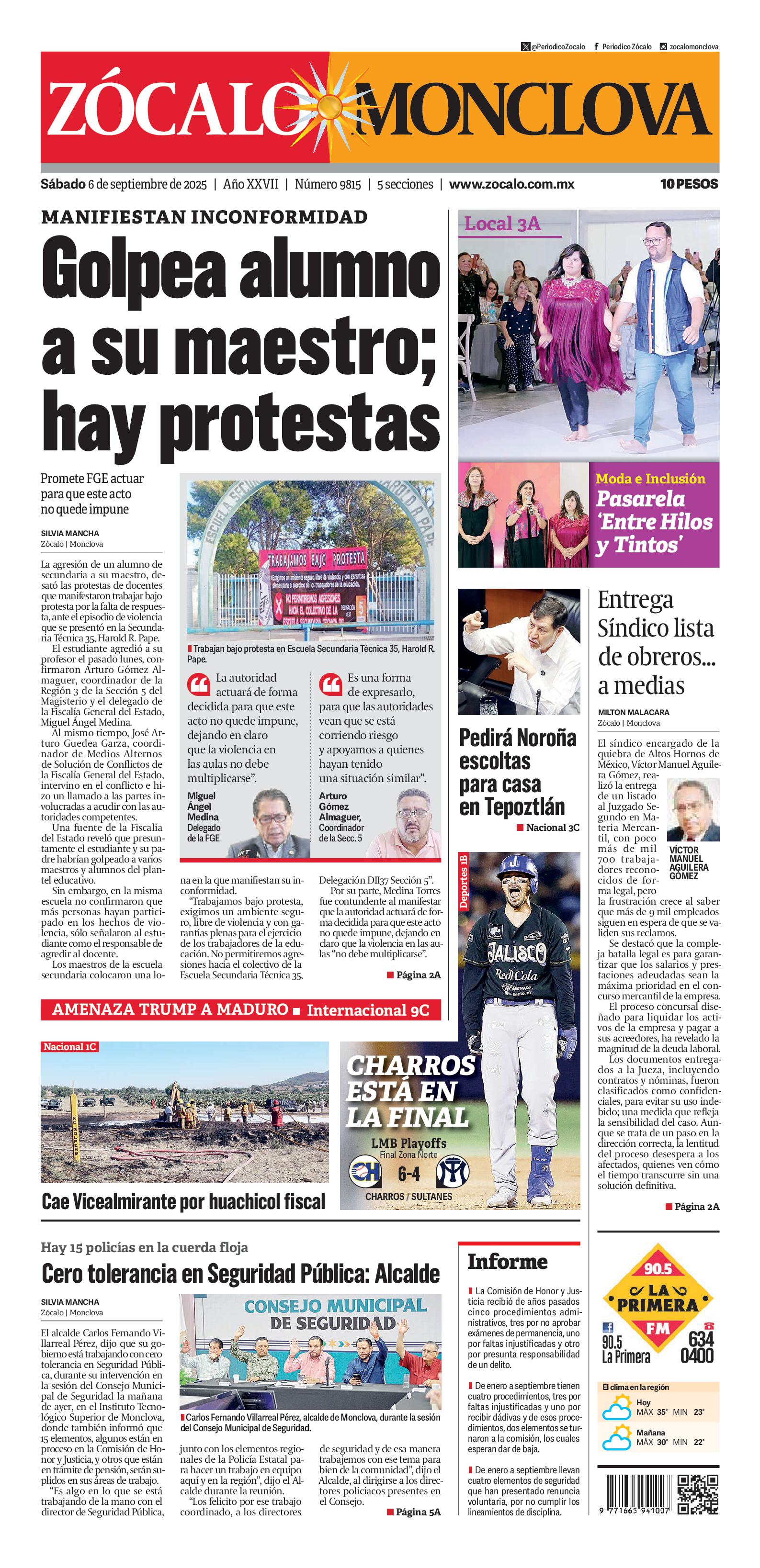 Monclova edición impresa