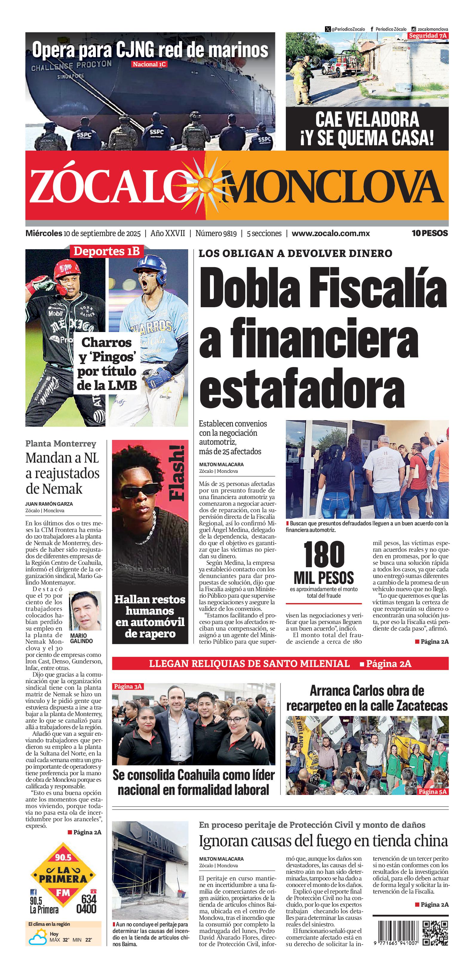 Monclova edición impresa