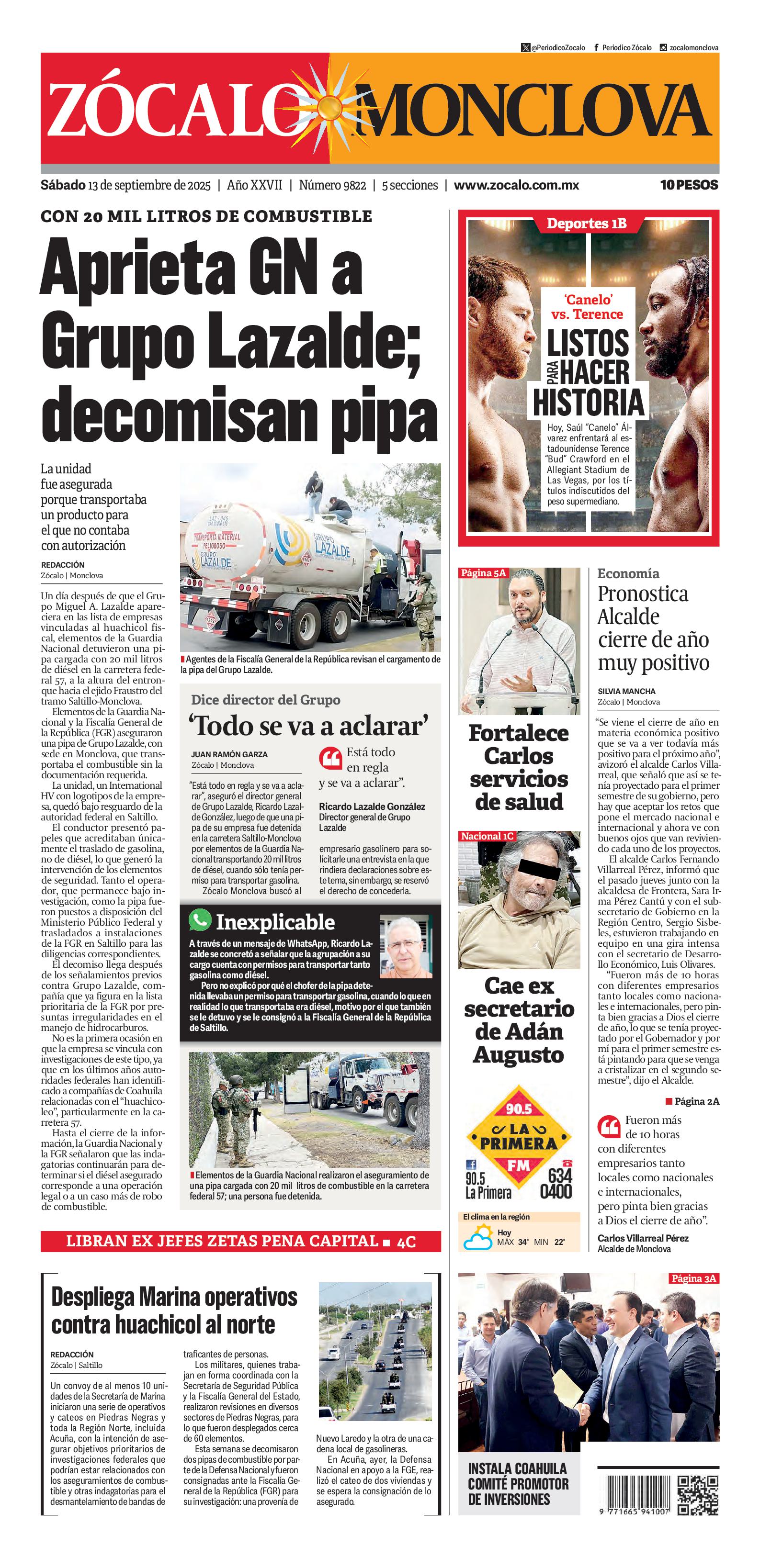 Monclova edición impresa
