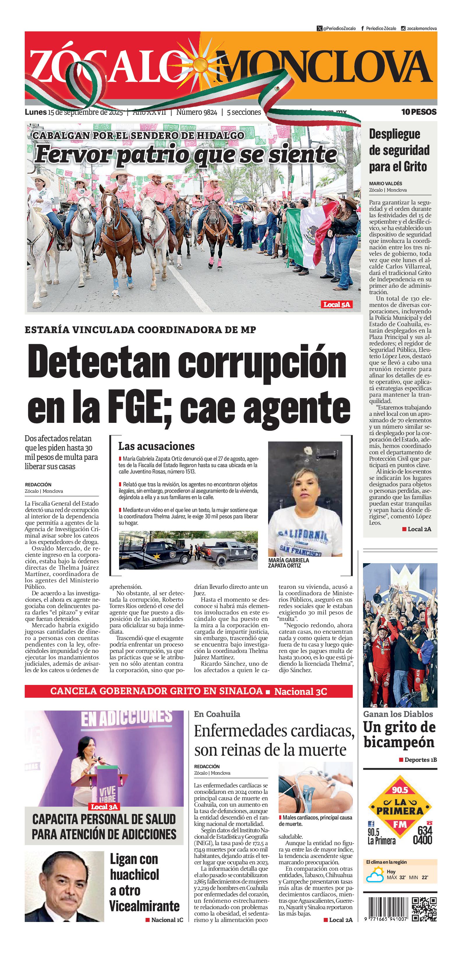 Monclova edición impresa