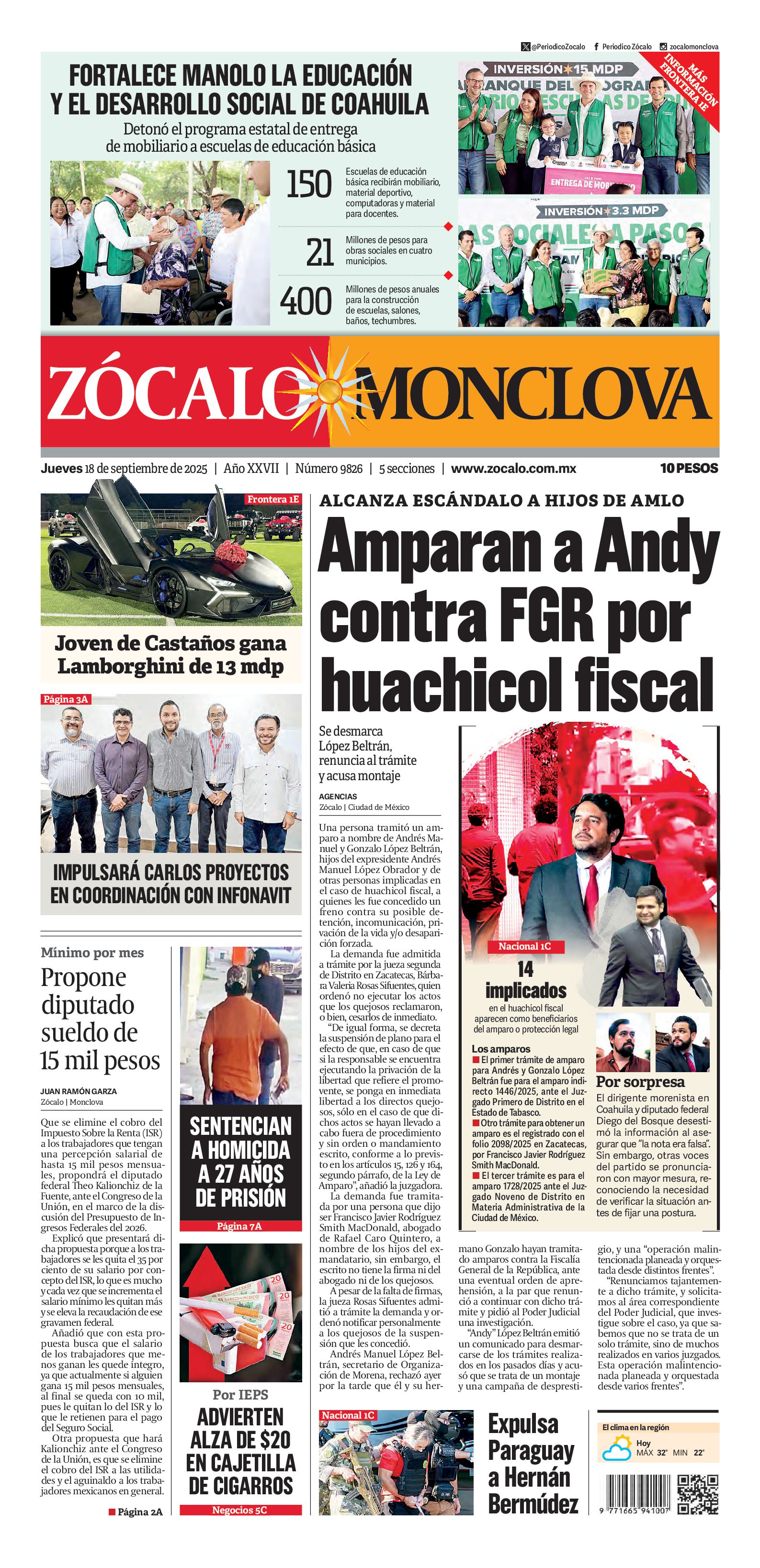 Monclova edición impresa