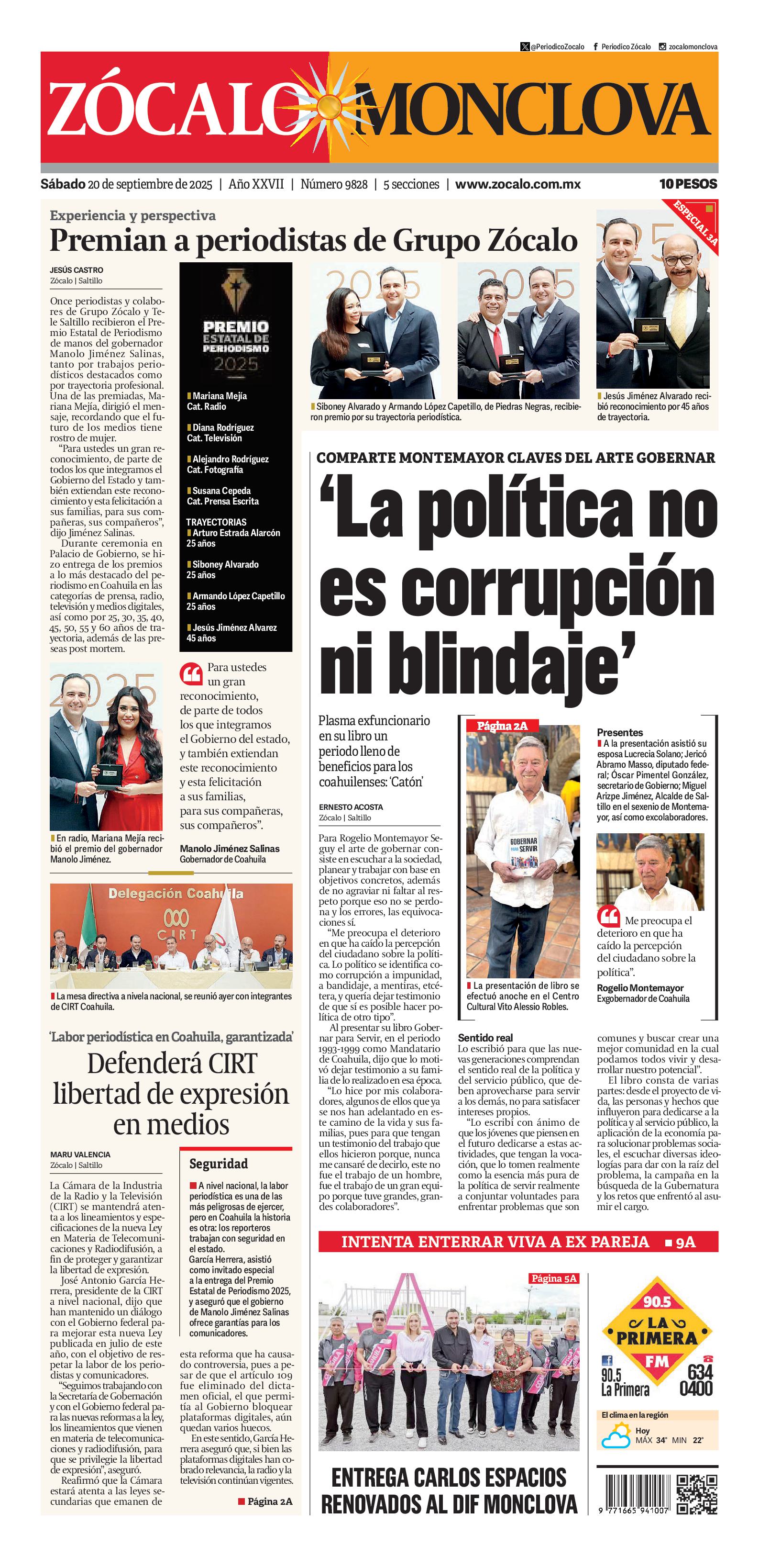 Monclova edición impresa