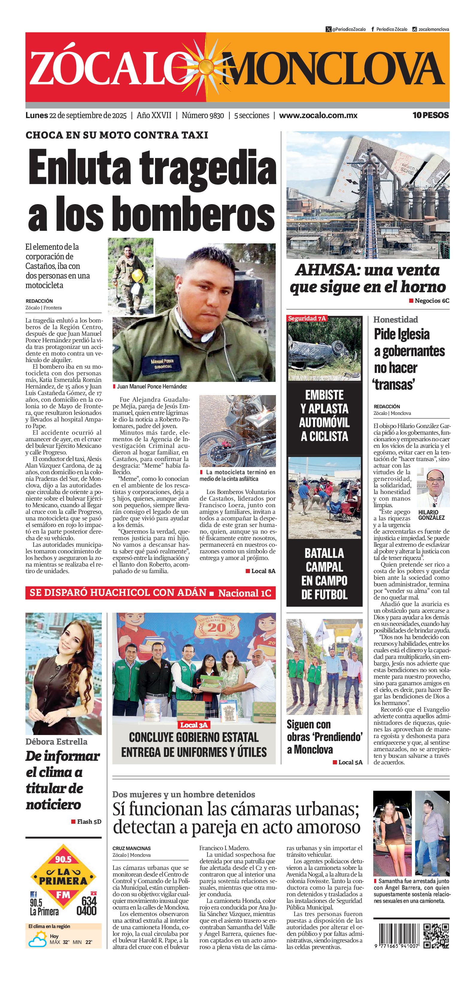 Monclova edición impresa