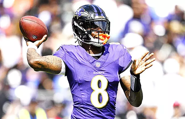 El día de hoy Jackson y los Baltimore Ravens reciban a los Detroit Lions.