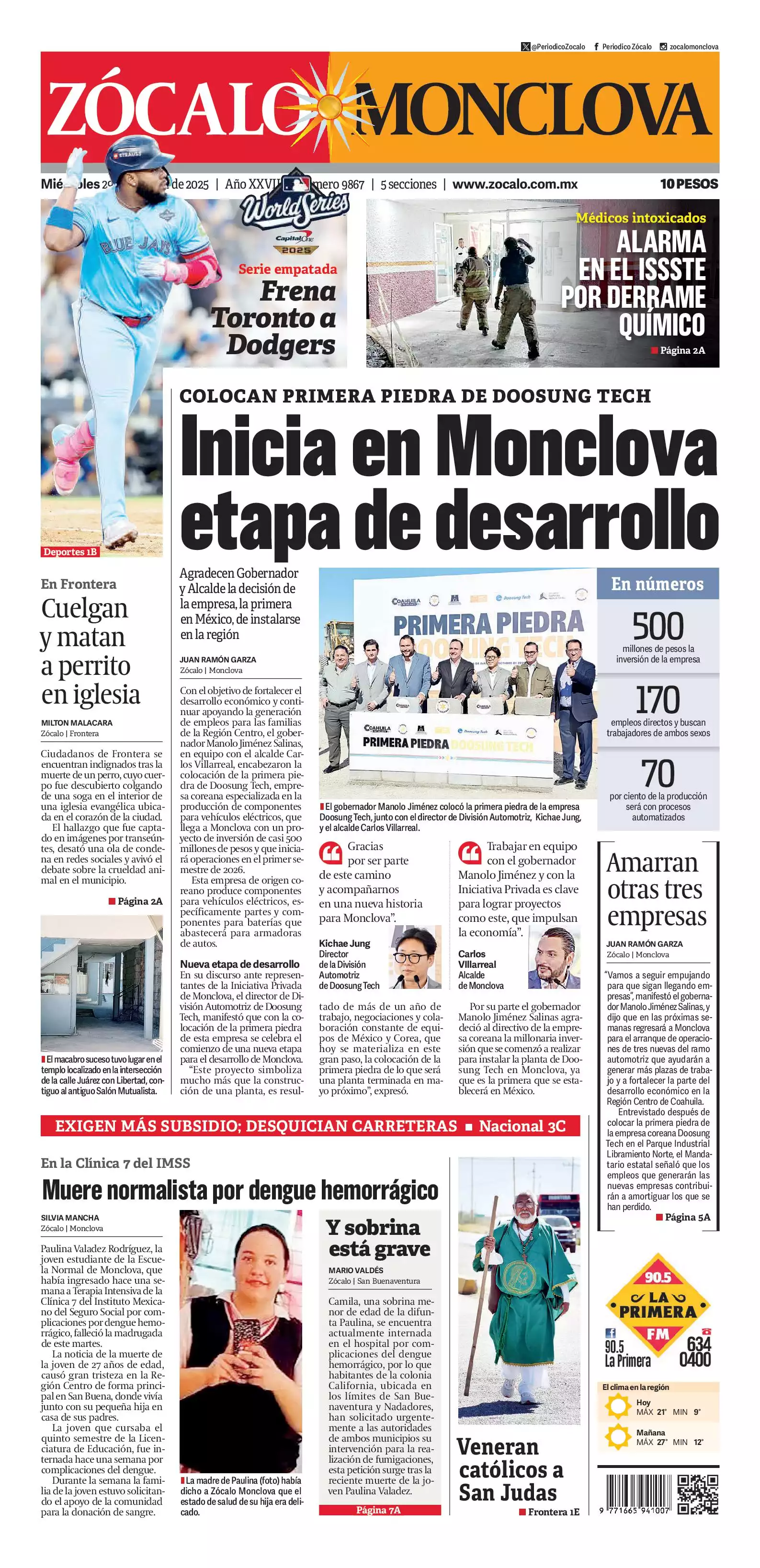 Monclova edición impresa