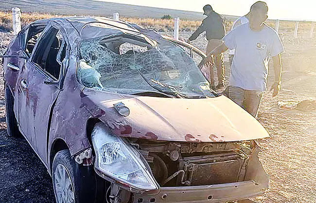 En el accidente también hubo pérdida total de un vehículo.