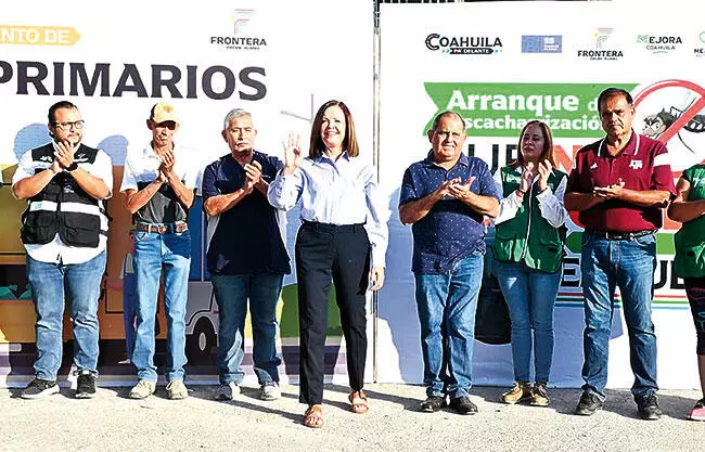 Se retiraron al menos ocho toneladas de descacharrización en las viviendas de La Cruz y el ejido 8 de enero