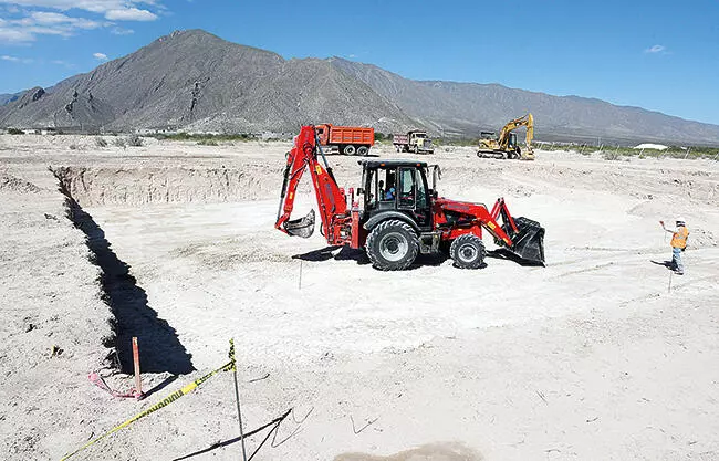 El alcalde Víctor Leija anunció un avance considerable en la construcción de la Planta Tratadora de Aguas Residuales.