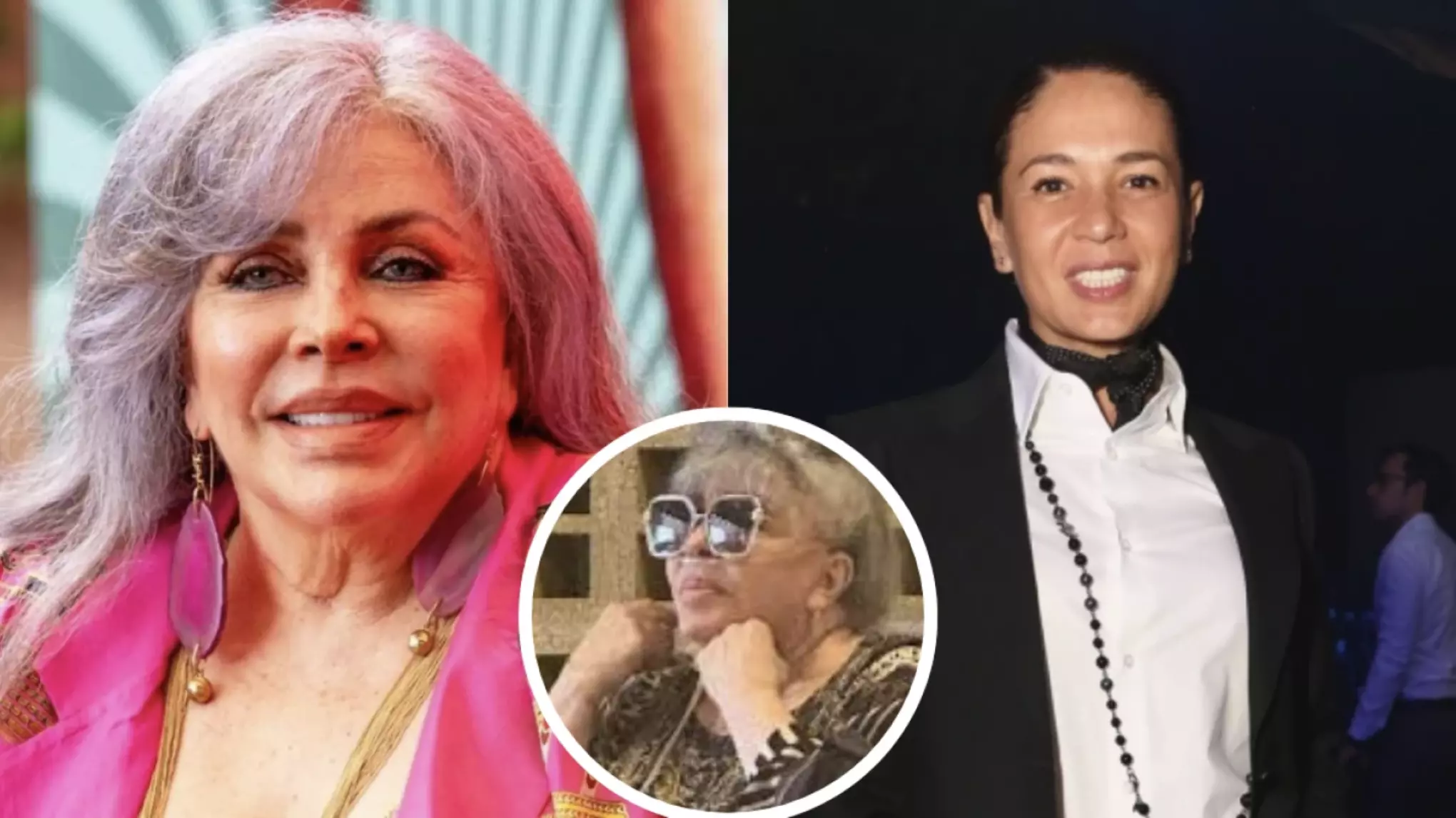 Verónica Castro reaparece en el Aeropuerto CDMX con tanque de oxígeno y enfrenta a reportera que cuestiona la supuesta brujería a Yolanda Andrade. 