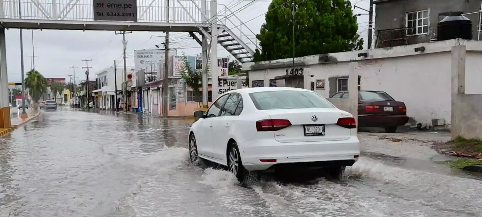 Abraham Palacios, director de Protección Civil y Bomberos, informó que las lluvias fueron tranquilas, sin tormentas eléctricas ni vientos fuertes, 
