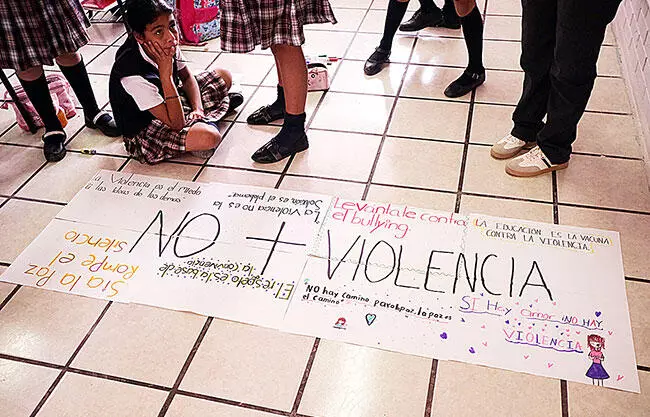 En la escuela primaria Niños Héroes, ubicada en la colonia La Sierrita