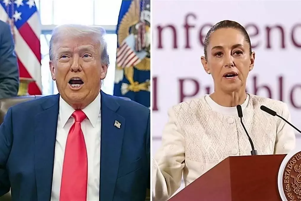 El Presidente Donald Trump aseguró que si bien la Presidenta Claudia Sheinbaum es valiente, en México gobiernan los cárteles.