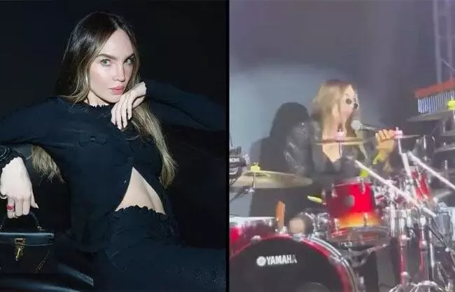 La famosa cantante explicó que se lastimó tras tocar la batería y teme que esté fracturada. Aquí te contamos qué le pasó.