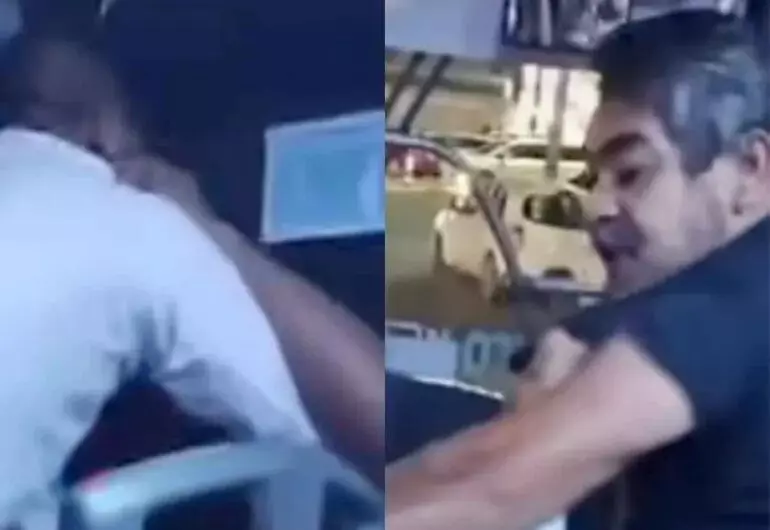 El hecho ocurrió la noche del pasado 24 de octubre y fue captado en video por pasajeras