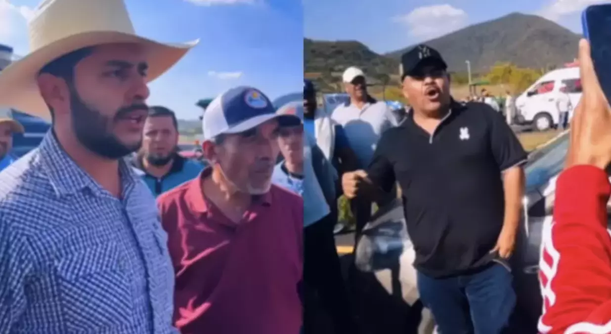 El cantante de banda, Chuy Lizárraga mostró su apoyo a los manifestantes, convivió con ellos y hasta se animó a cantar en plena carretera durante