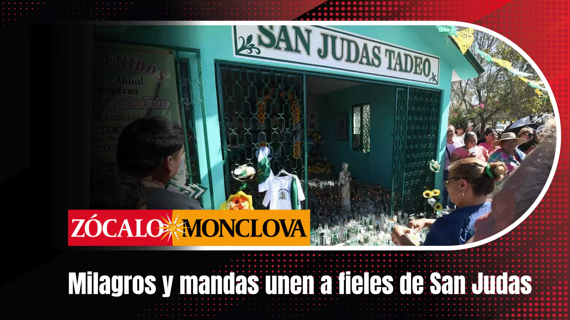 Algunos entregan ofrendas, otros cumplen mandas, comparten reliquias (comida) o elevan oraciones.